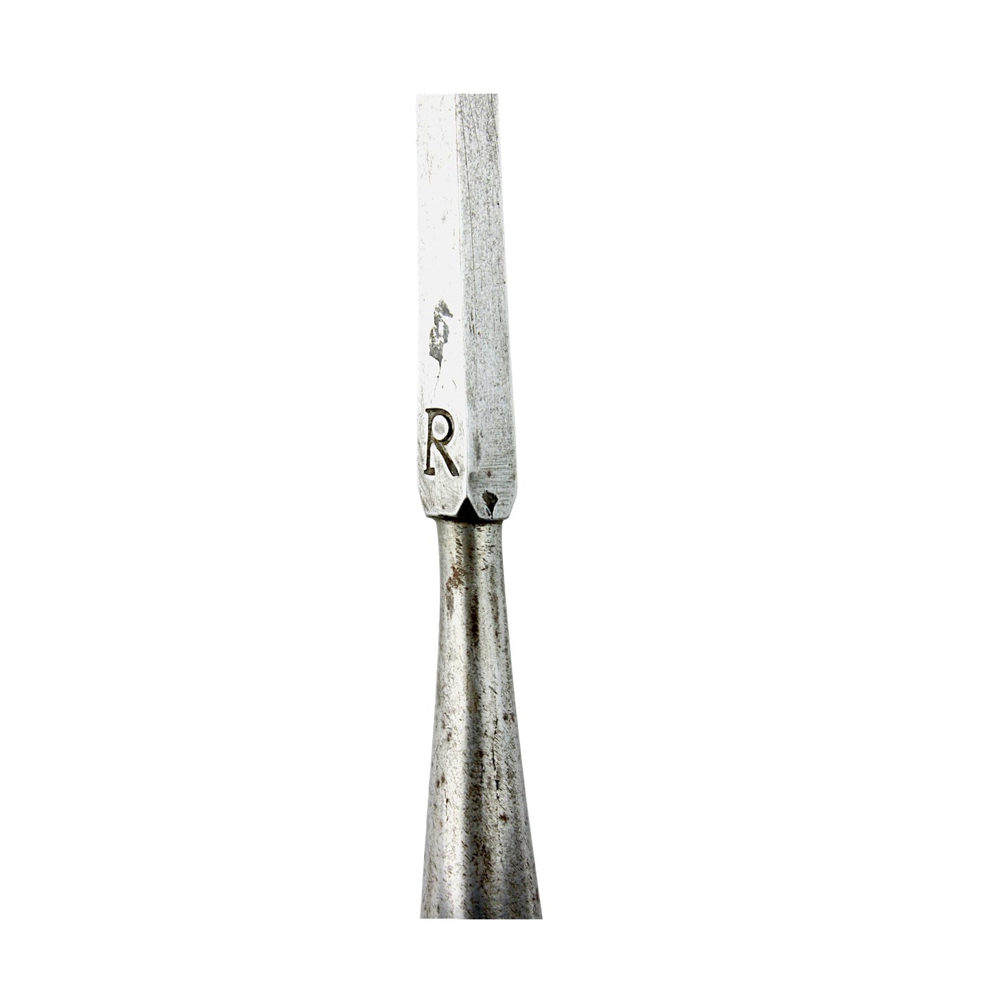 American Revolution War Era Naval Pike Pilum Style Spear w Heavy Tapered Blade| Rare 18th C. Variant