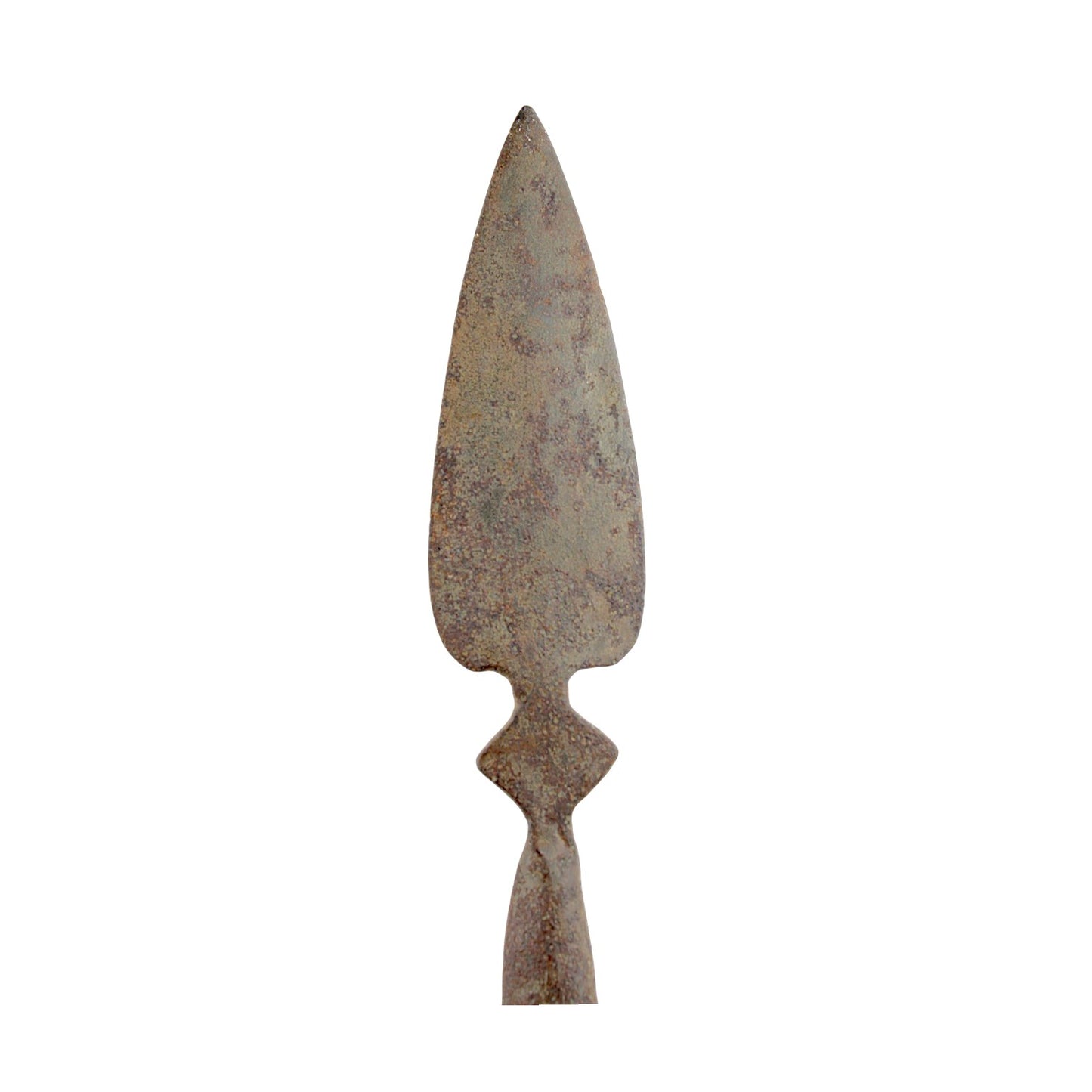 American Revolutionary War Era Spontoon with Large Original Metal Butt Cone