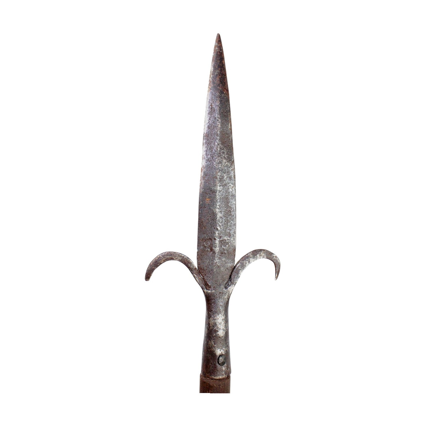 Colonial American and Revolution era Spontoon C.1750-1780 with Military Fork head