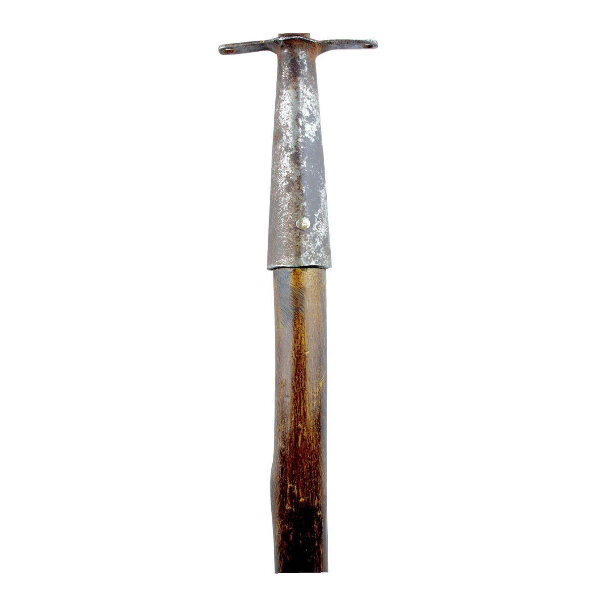 American Revolutionary War Era Spontoon with Leaf Blade & Banner Attachment Ricasso