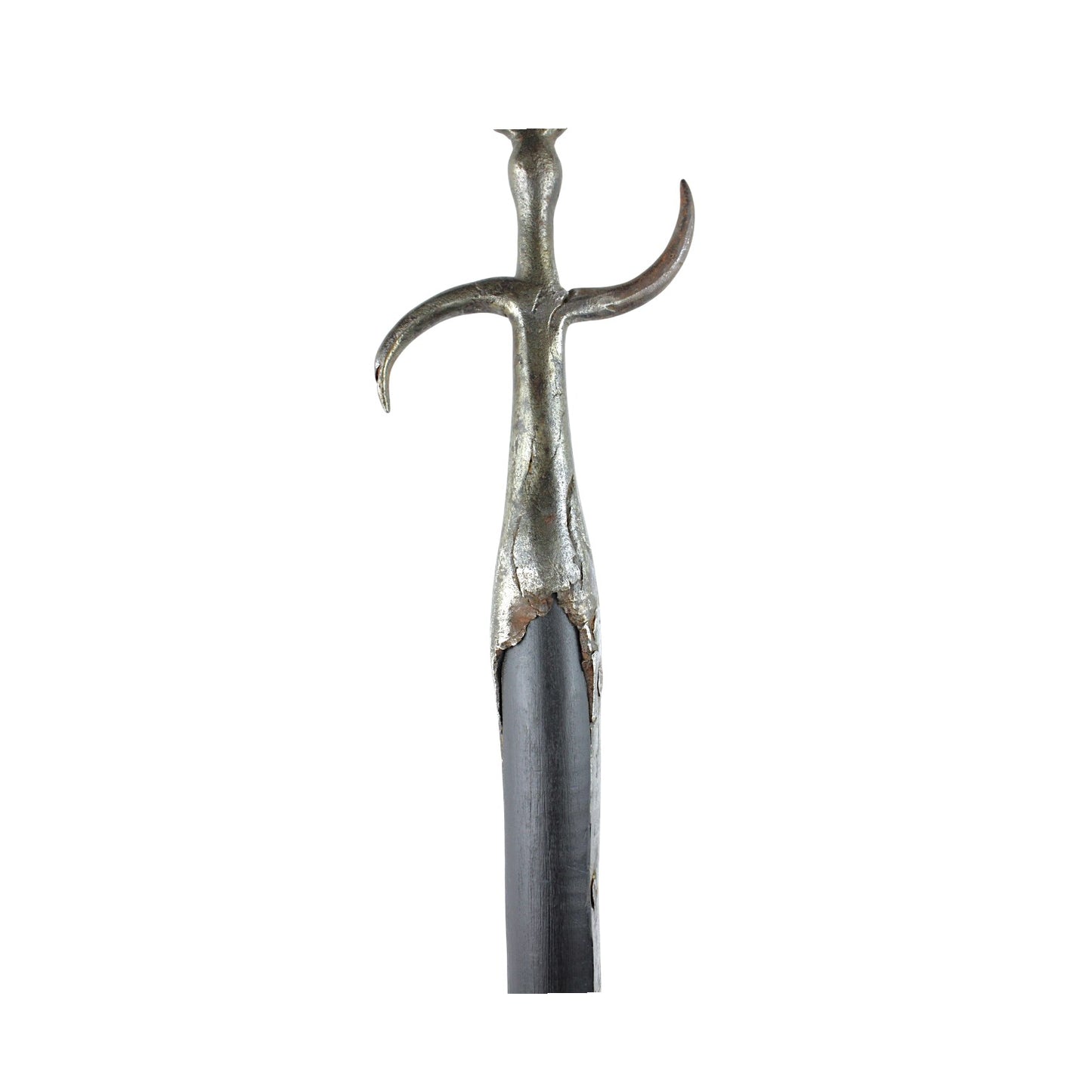 American Revolutionary War Spear Point Polearm with Crossguard & “BOL” Initials