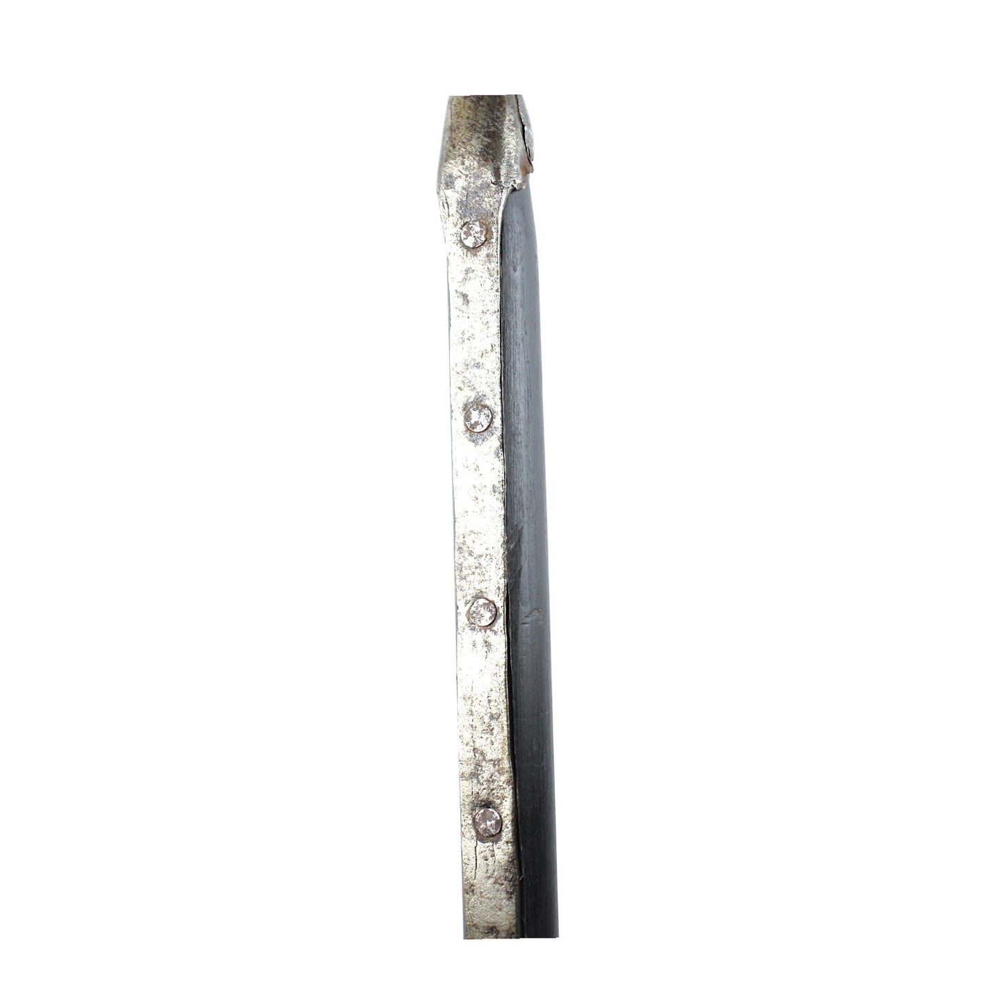 American Revolutionary War Spear Point Polearm with Crossguard & “BOL” Initials