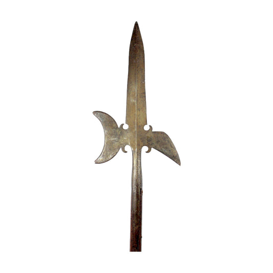 Fighting Halberd with Original Haft & 9-Inch Butt Spike | 18th C or Earlier | American Rev War Era!
