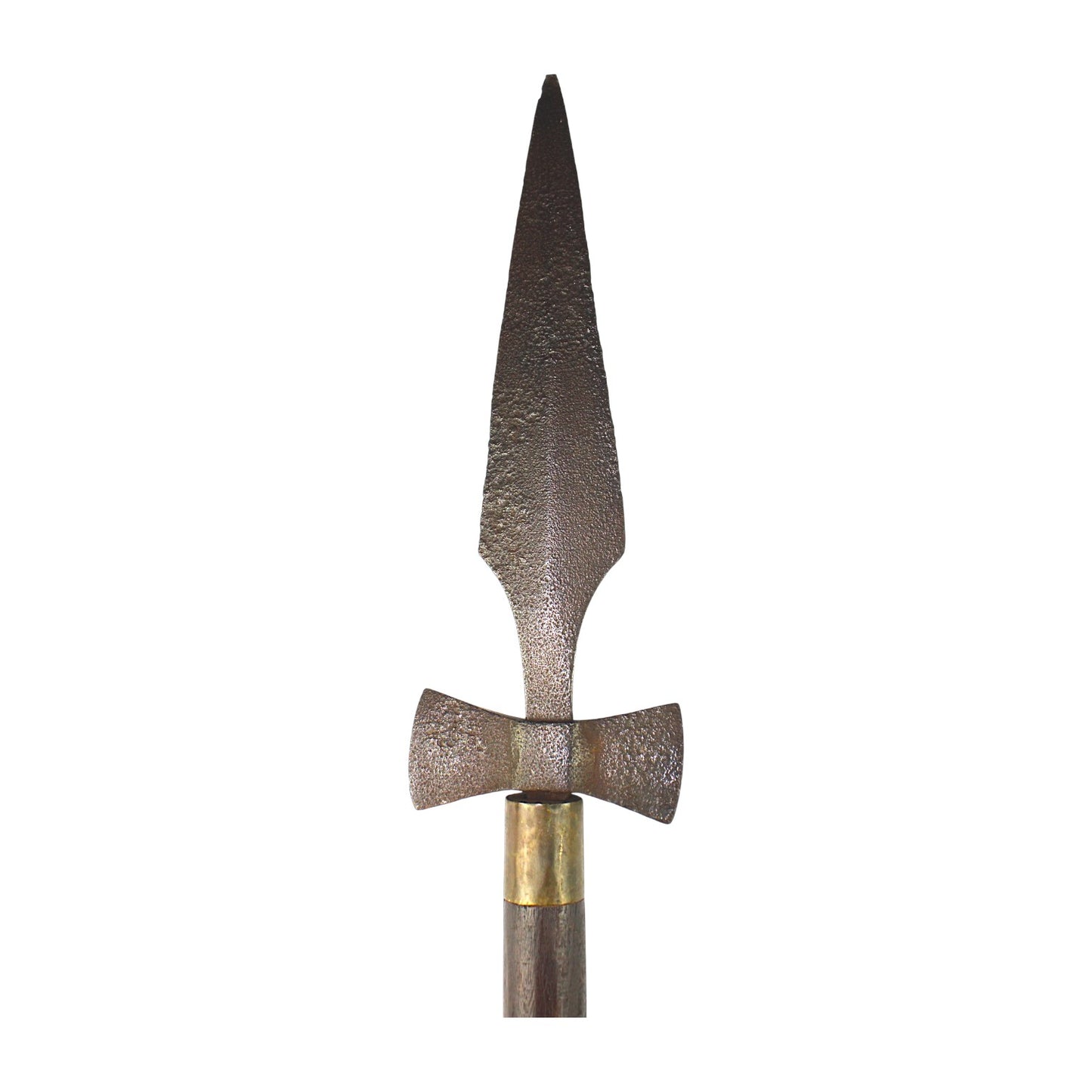 American Revolutionary War Era Massive Spontoon Spear Polearm with Axe-Form Ricasso
