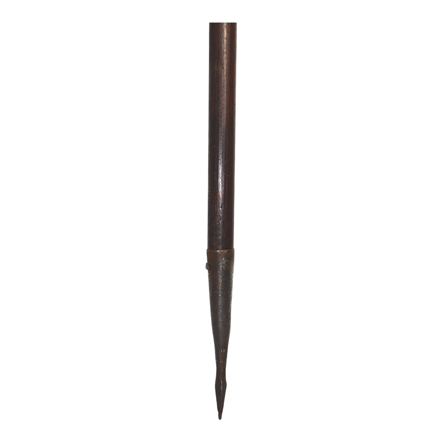 American Revolutionary War Era Massive Spontoon Spear Polearm with Axe-Form Ricasso