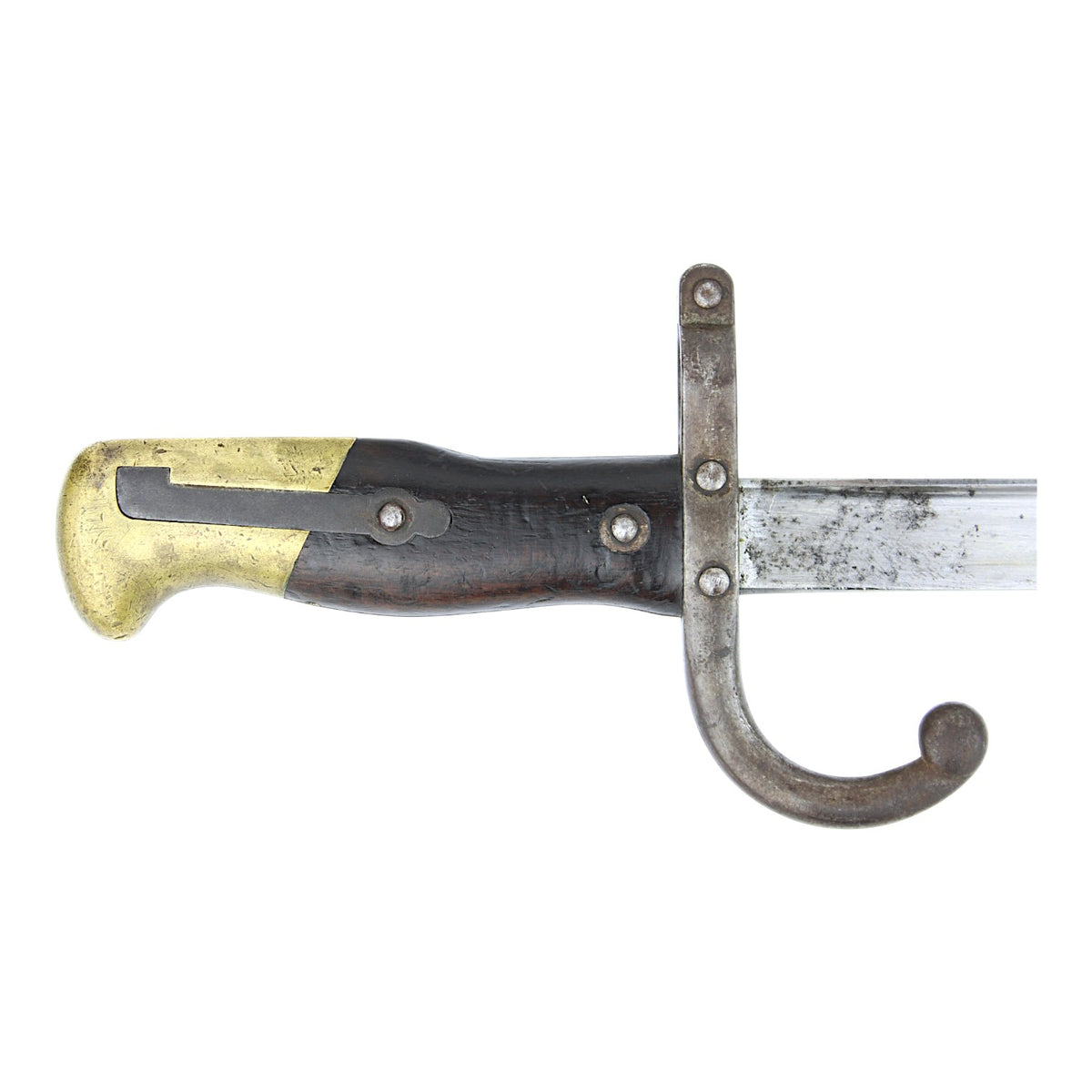 Franco-Prussian War French Model 1877 Gras Sword Bayonet with Scabbard