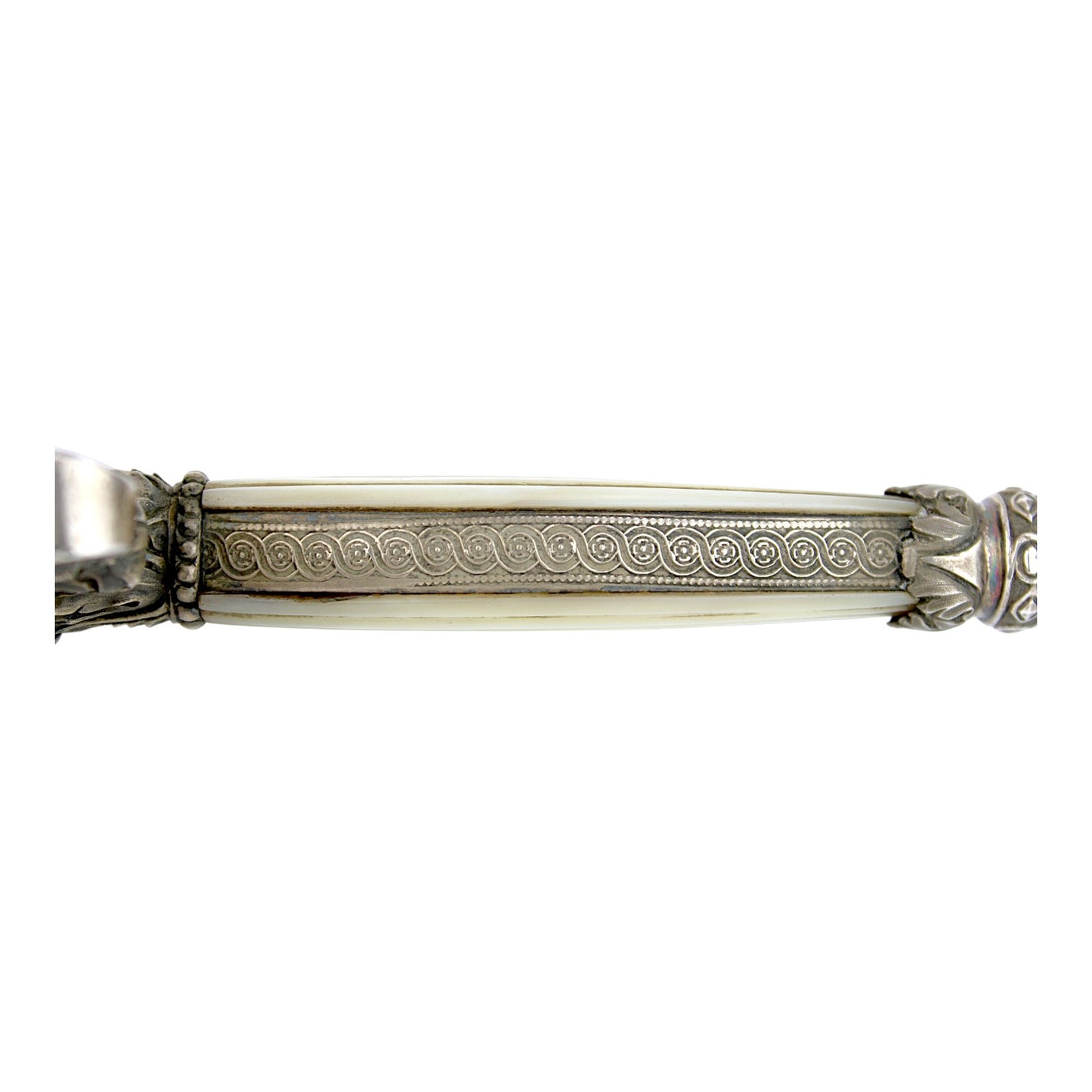 French First Empire Silver Hilt Napoleonic Court Sword with Eagle & Gold Blade