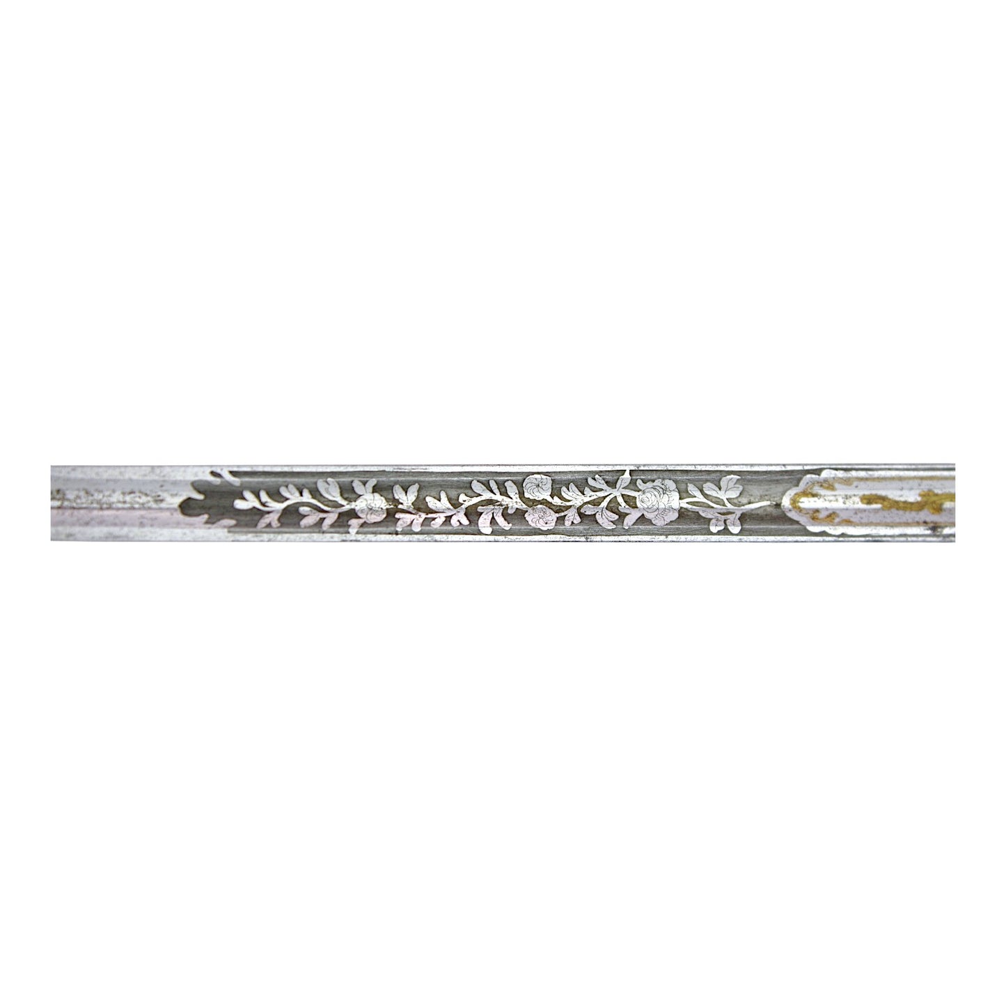 French First Empire Silver Hilt Napoleonic Court Sword with Eagle & Gold Blade
