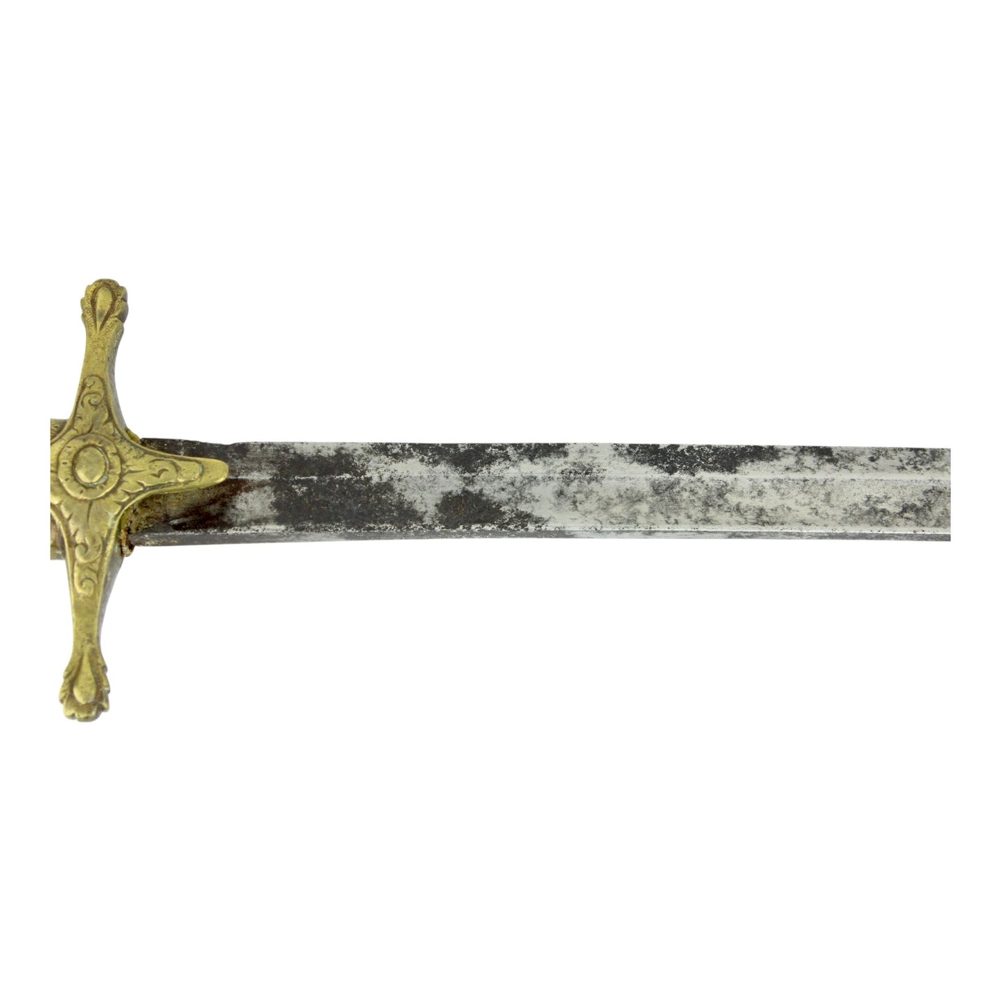 Shamshir Sword with Lion Head Pommel, Ring Mount & Museum Mark B-11-206
