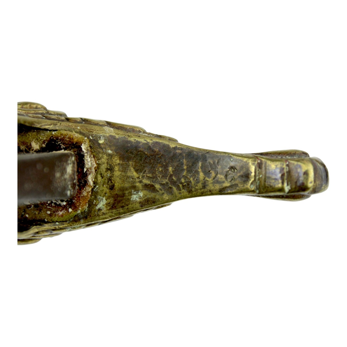 Shamshir Sword with Lion Head Pommel, Ring Mount & Museum Mark B-11-206