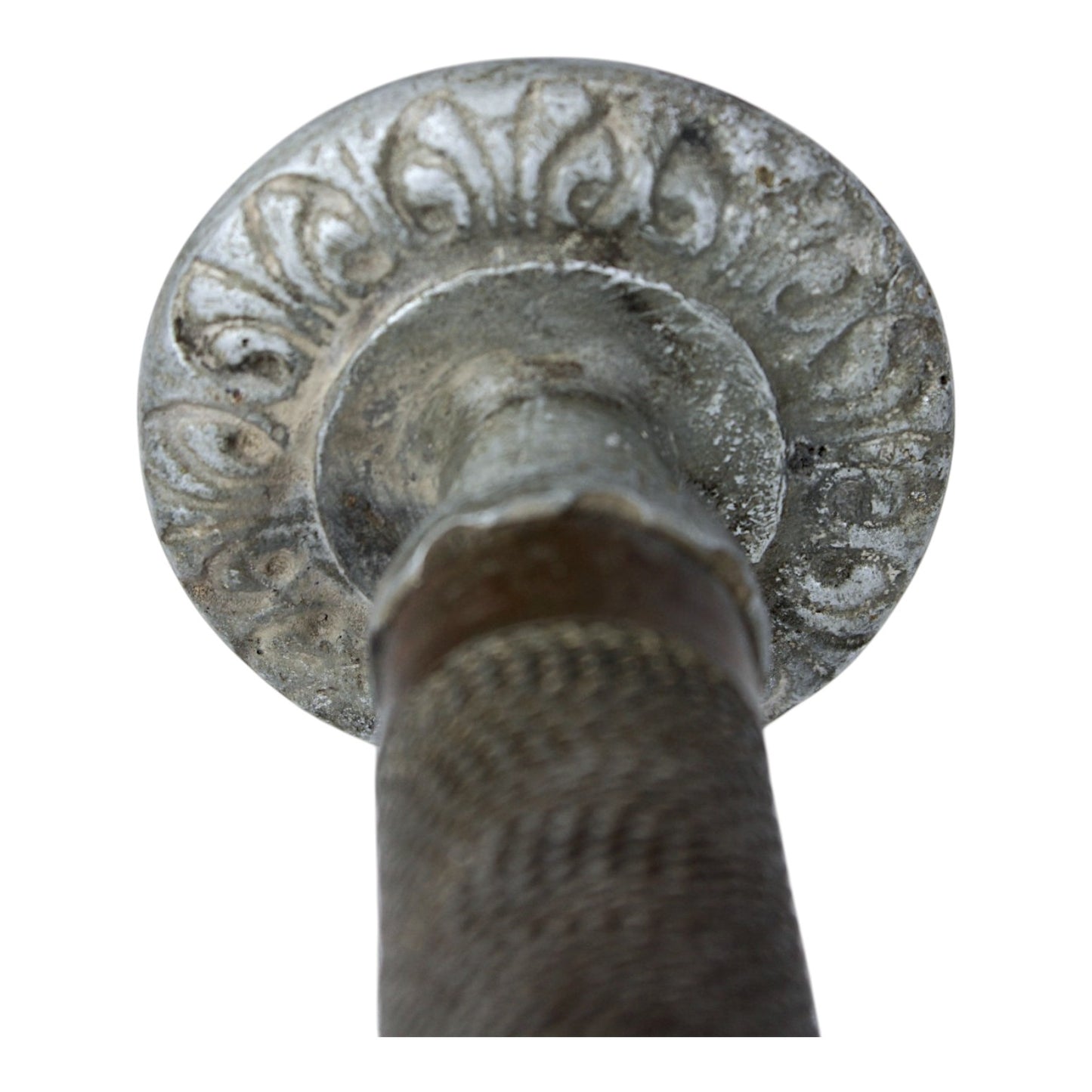 Spanish Conquistador Two-Handed Battle Sword with Double-Ring Guard & Latin Mottoes