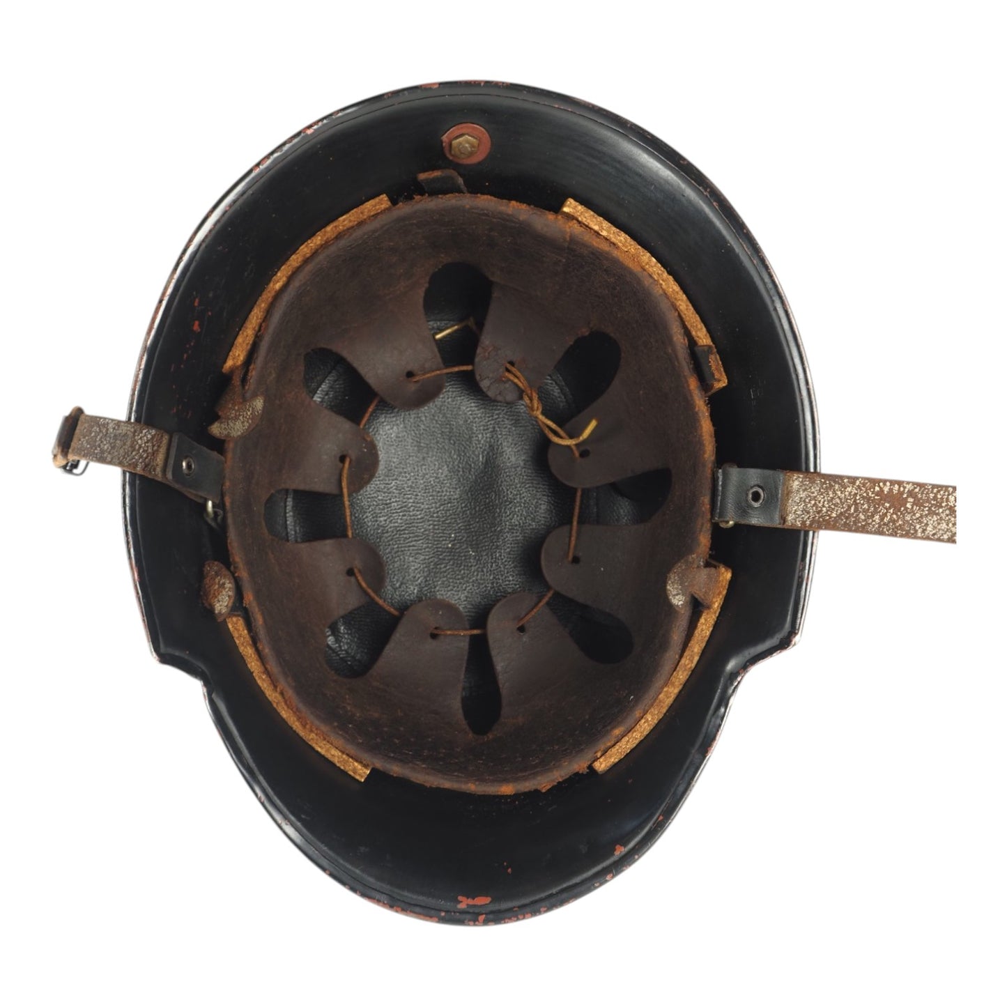 German WWII Feuerwehr Grouping with M34 Square Dip Helmet, 40-Year Cross & Ausweis