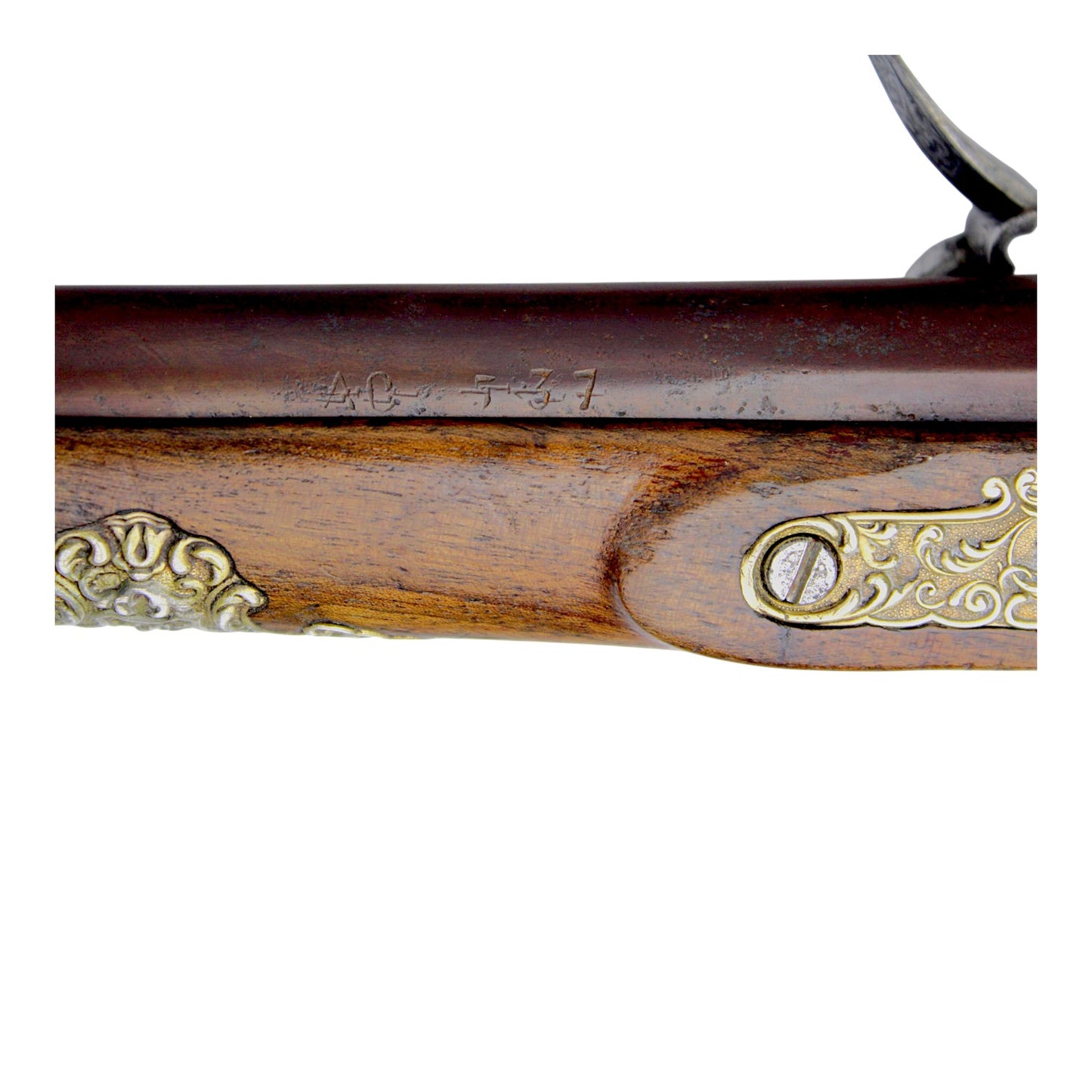 French Flintlock Pistol by Manceaux Paris with Silver Mounts, Sotheby’s Pair Reference