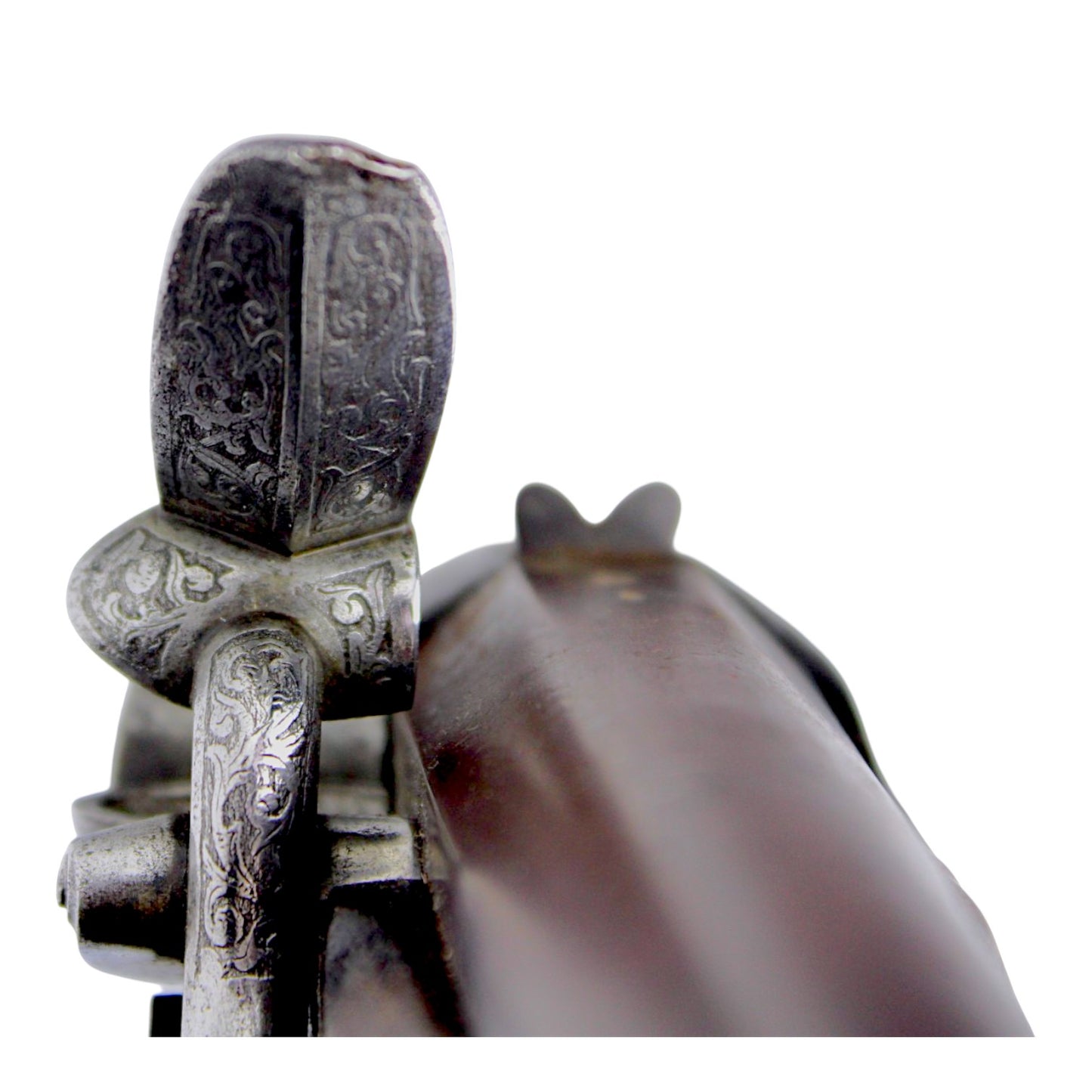 French Flintlock Pistol by Manceaux Paris with Silver Mounts, Sotheby’s Pair Reference