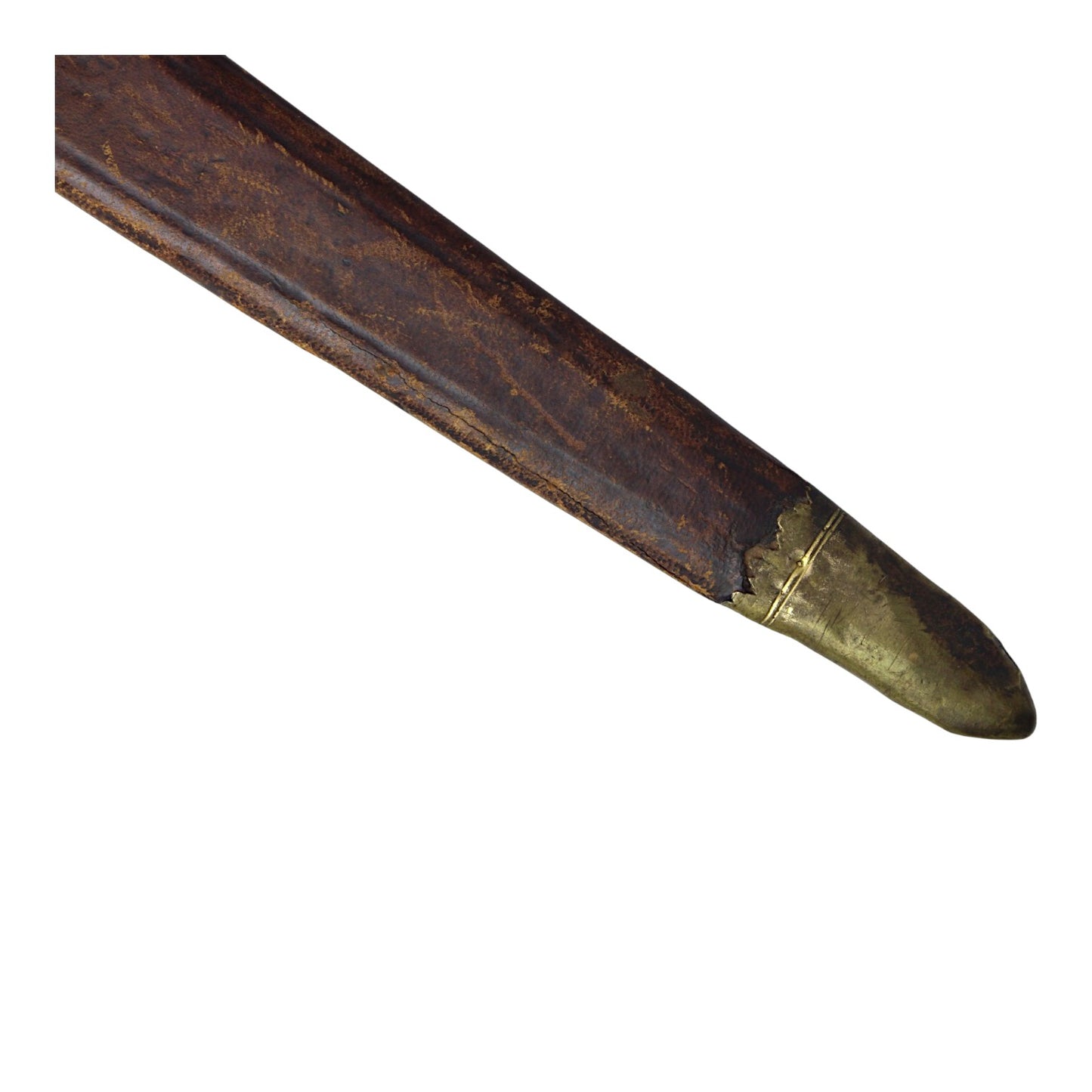One-of-a-Kind American Revolutionary War Plug Bayonet w/ Sheath & RARE Leatherwork / Repair Tool Awl