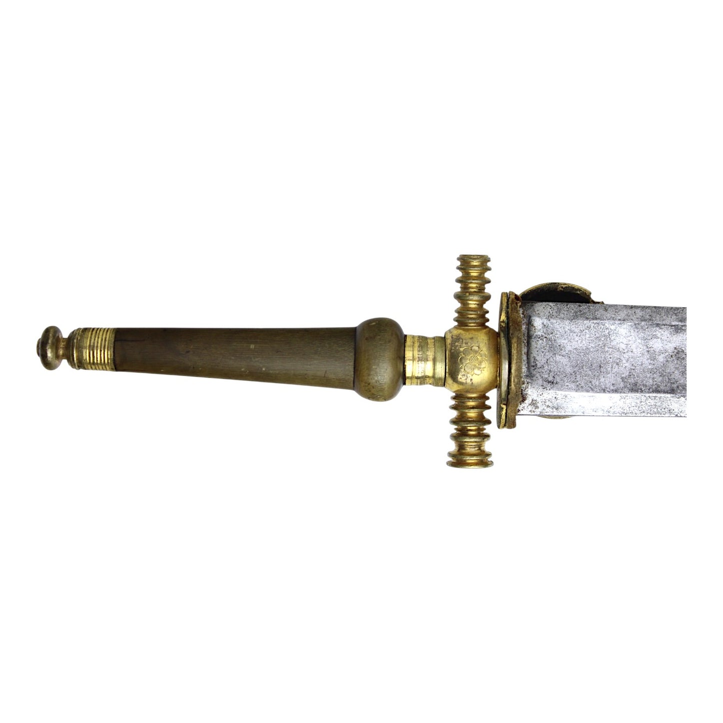 One-of-a-Kind American Revolutionary War Plug Bayonet w/ Sheath & RARE Leatherwork / Repair Tool Awl