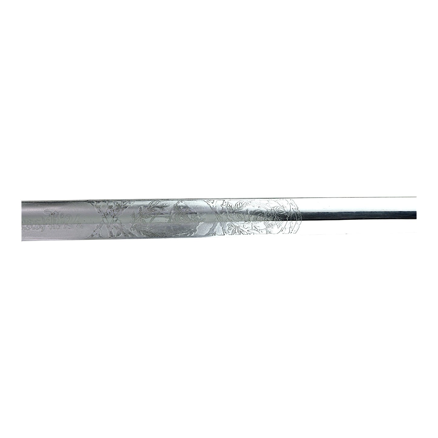 Prussian M1898 Cavalry Saber, Leib-Dragoner Regt. 24 Triple-Etched Blade & Portepee
