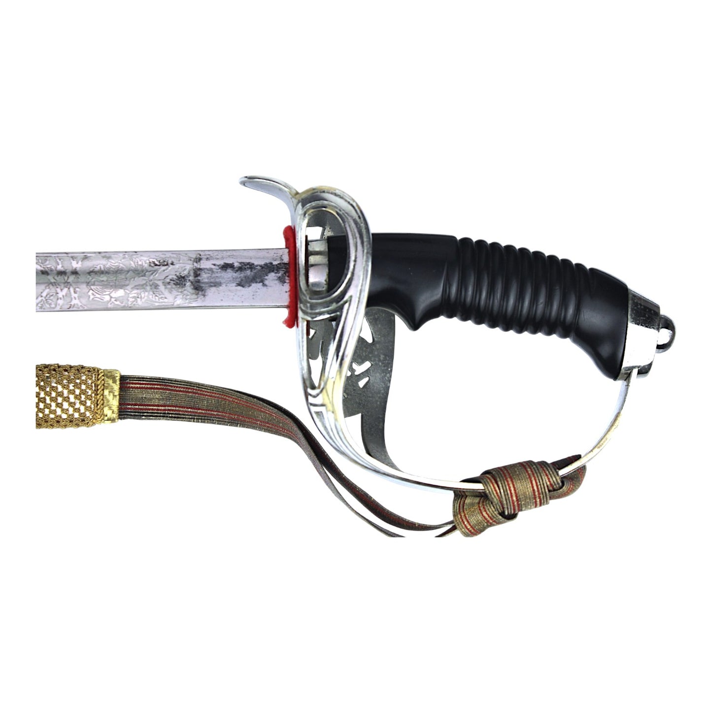 Prussian M1898 Cavalry Saber, Leib-Dragoner Regt. 24 Triple-Etched Blade & Portepee