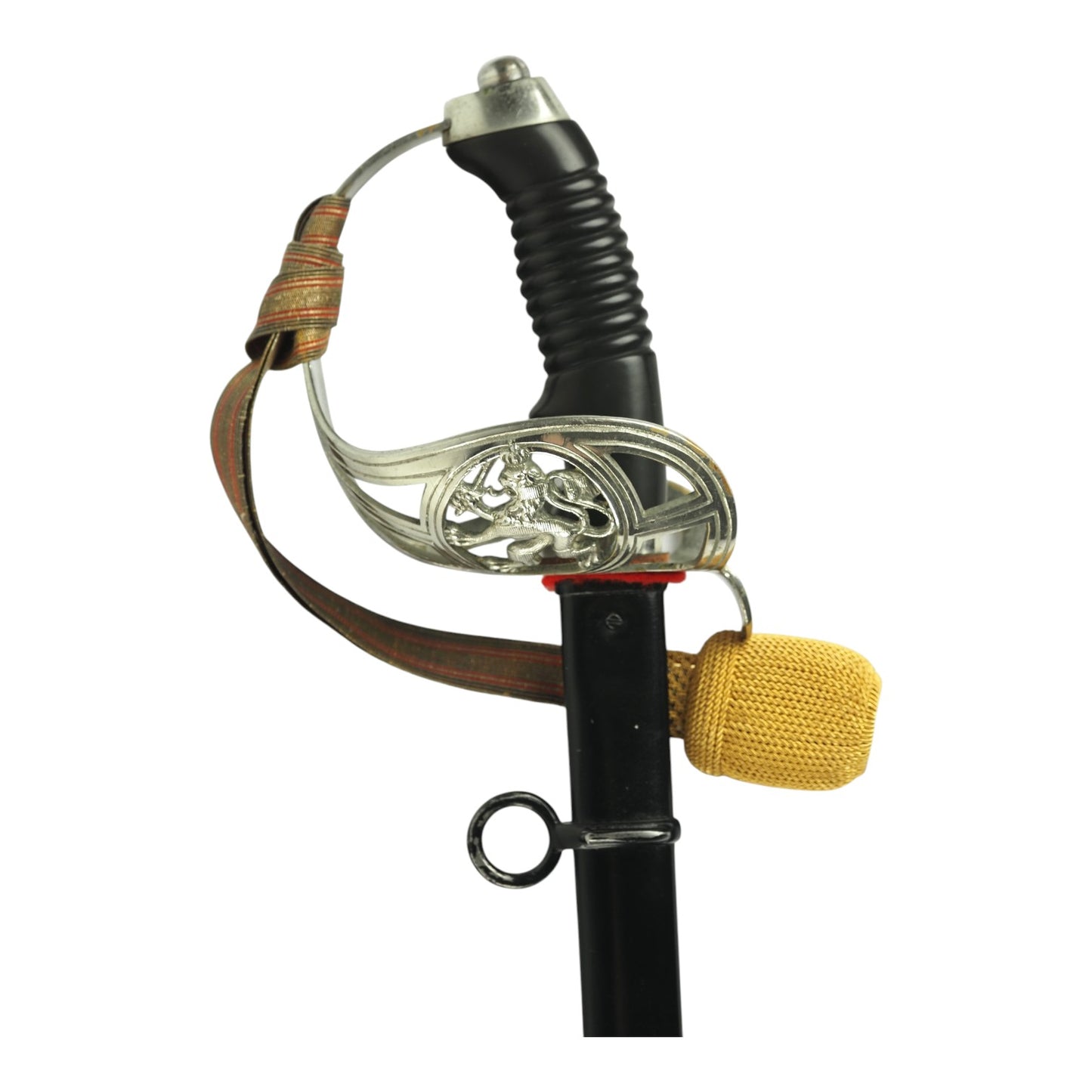 Prussian M1898 Cavalry Saber, Leib-Dragoner Regt. 24 Triple-Etched Blade & Portepee
