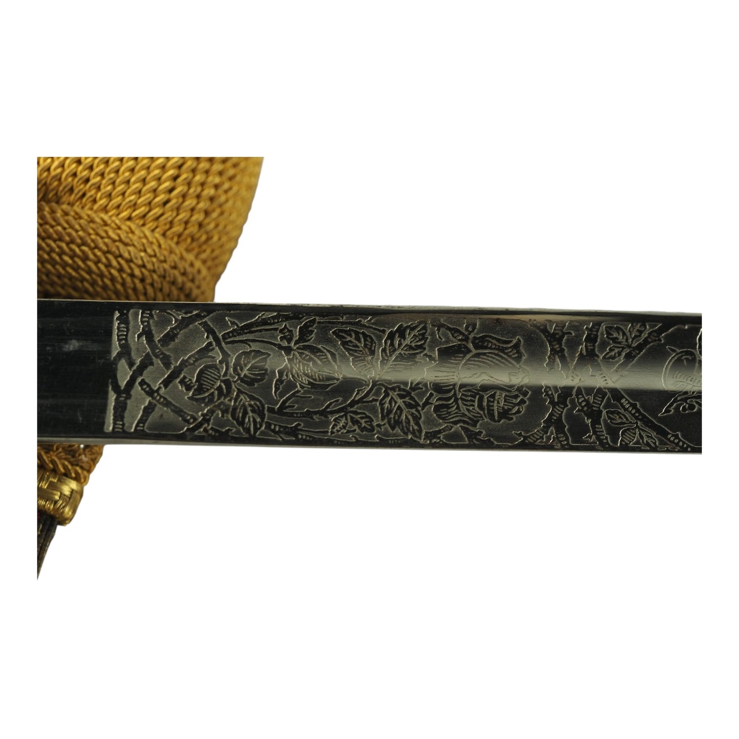Prussian M1898 Cavalry Saber, Leib-Dragoner Regt. 24 Triple-Etched Blade & Portepee