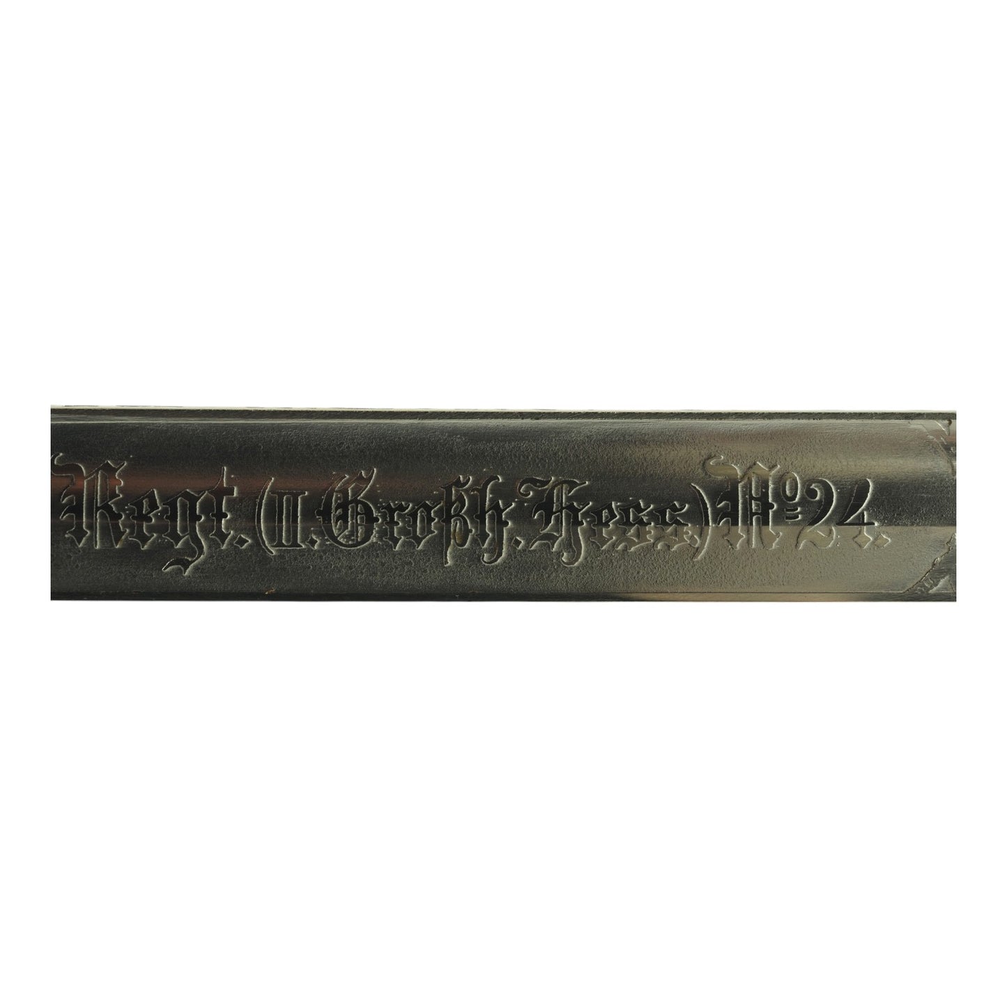 Prussian M1898 Cavalry Saber, Leib-Dragoner Regt. 24 Triple-Etched Blade & Portepee