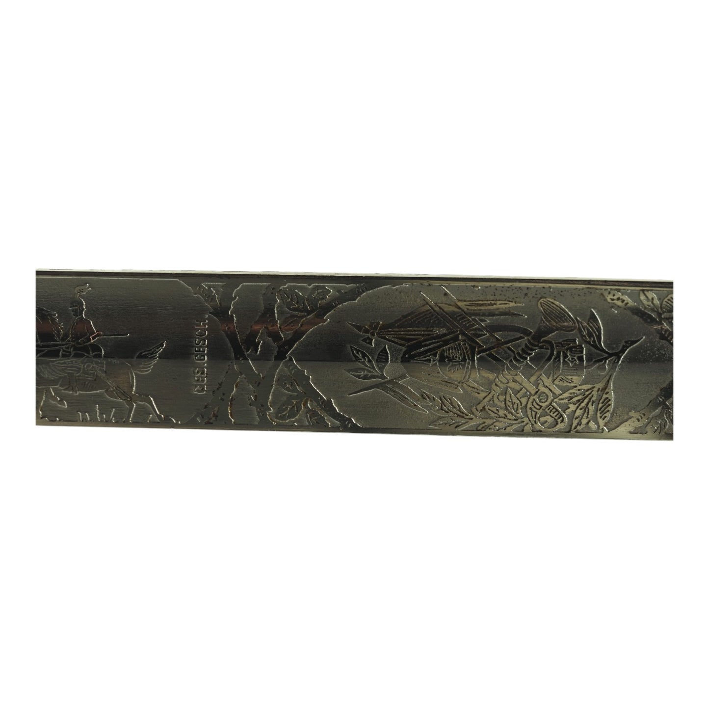 Prussian M1898 Cavalry Saber, Leib-Dragoner Regt. 24 Triple-Etched Blade & Portepee