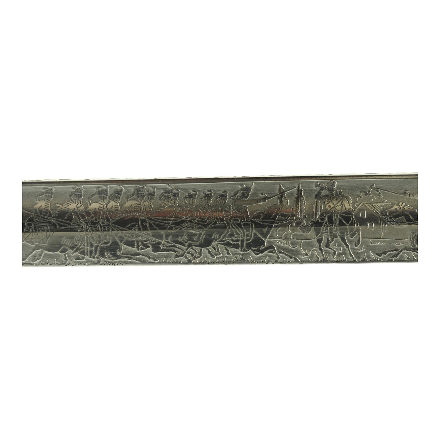 Prussian M1898 Cavalry Saber, Leib-Dragoner Regt. 24 Triple-Etched Blade & Portepee