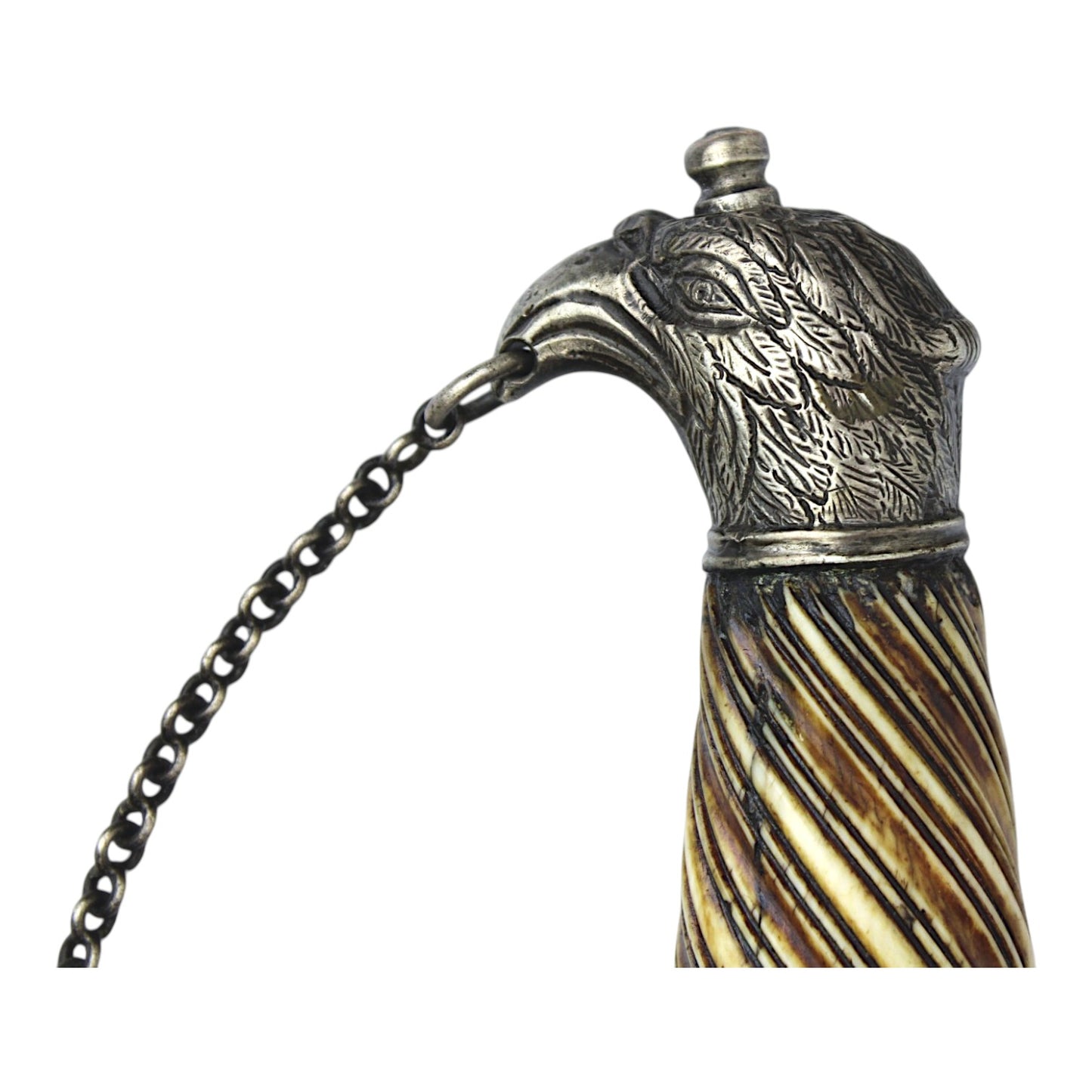 American Revolutionary War Silver Hilt Baltimore Eagle Head Naval Hanger, 1777-1783