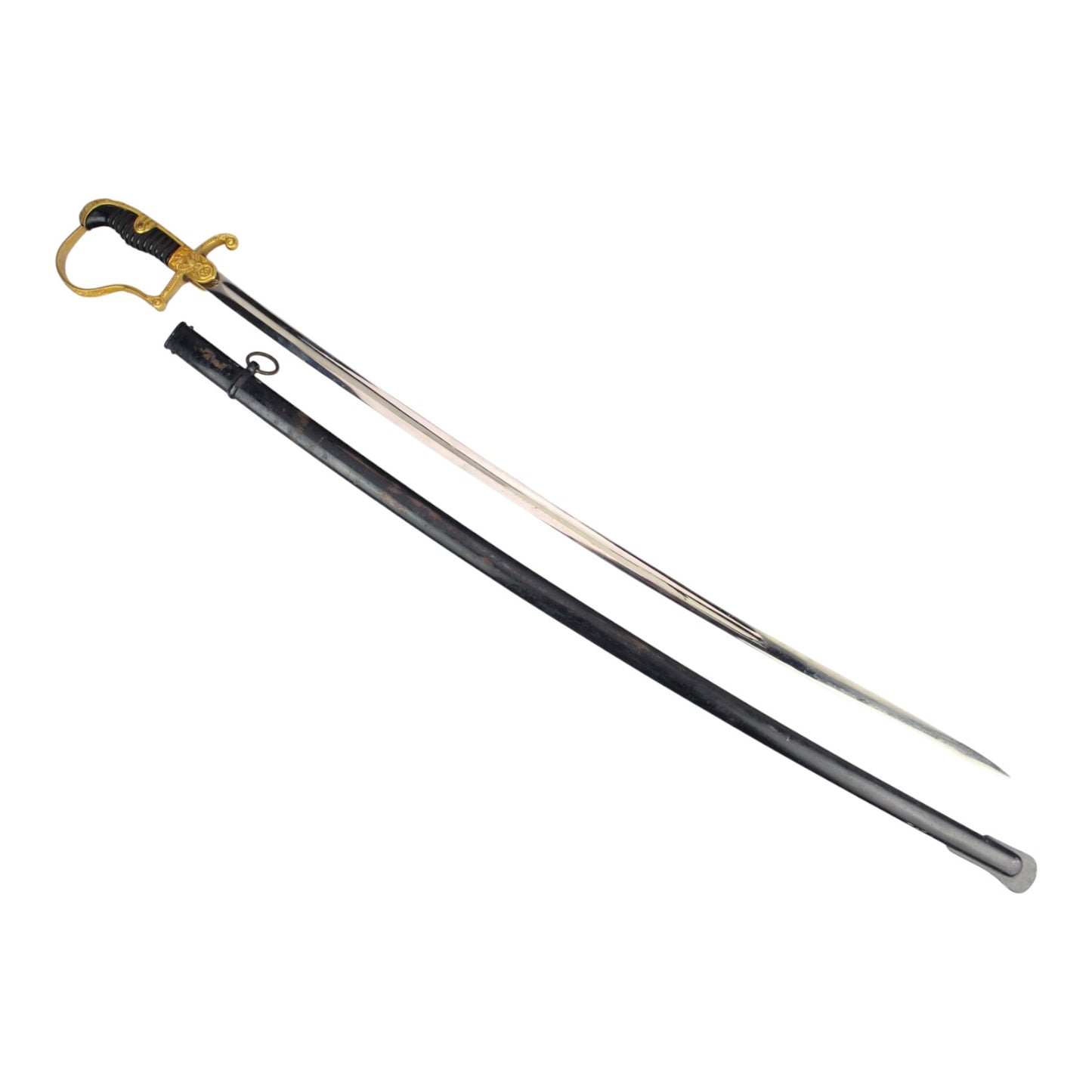 Rare German WW2 WKC Land Customs Official Dress Sword with Heer-Style Eagle Langet