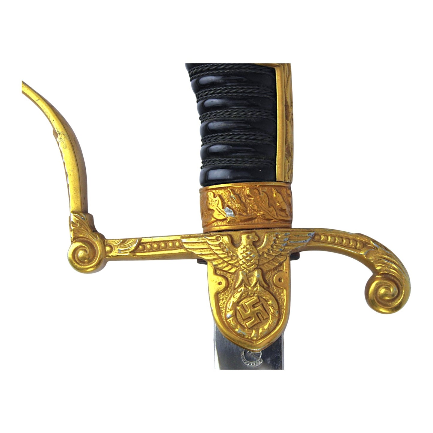 Rare German WW2 WKC Land Customs Official Dress Sword with Heer-Style Eagle Langet