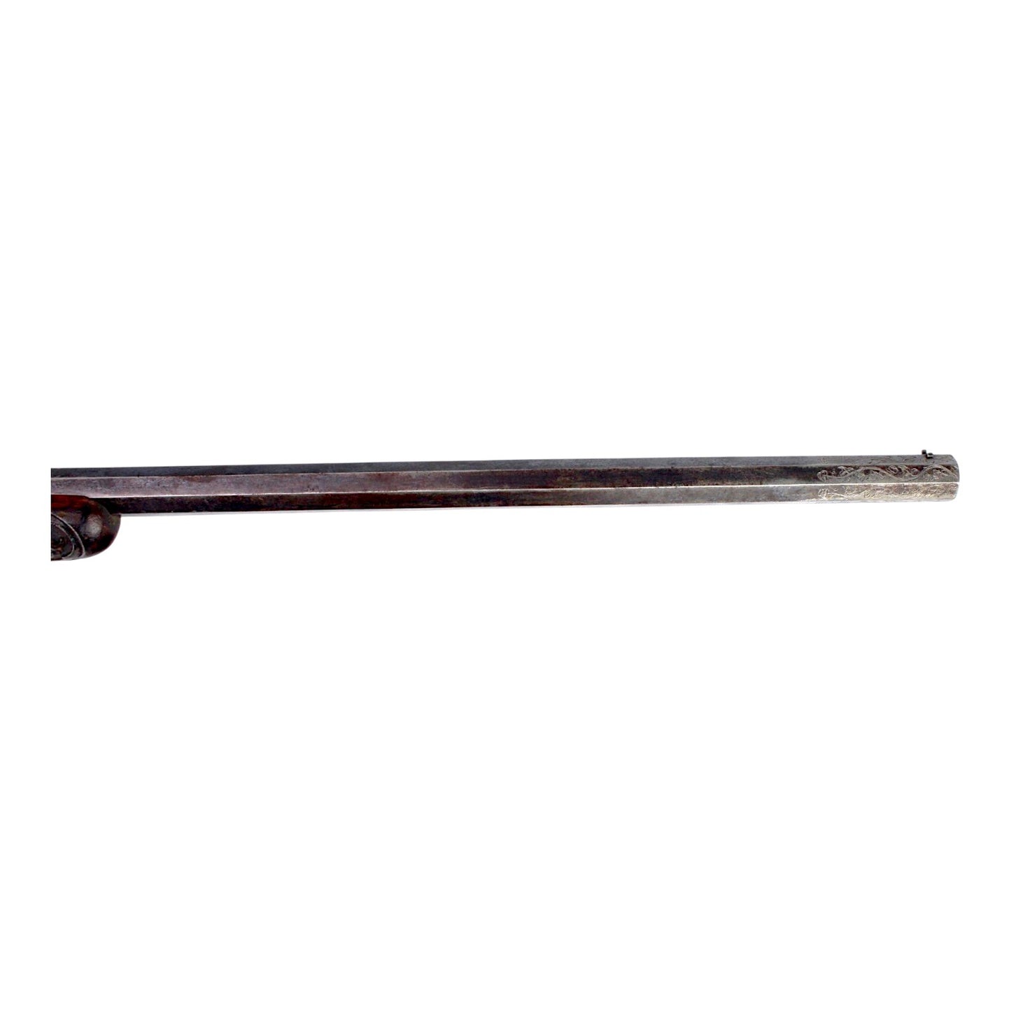 19th Century Belgian Flobert Breech-Loading Rifle with Engraved Stock