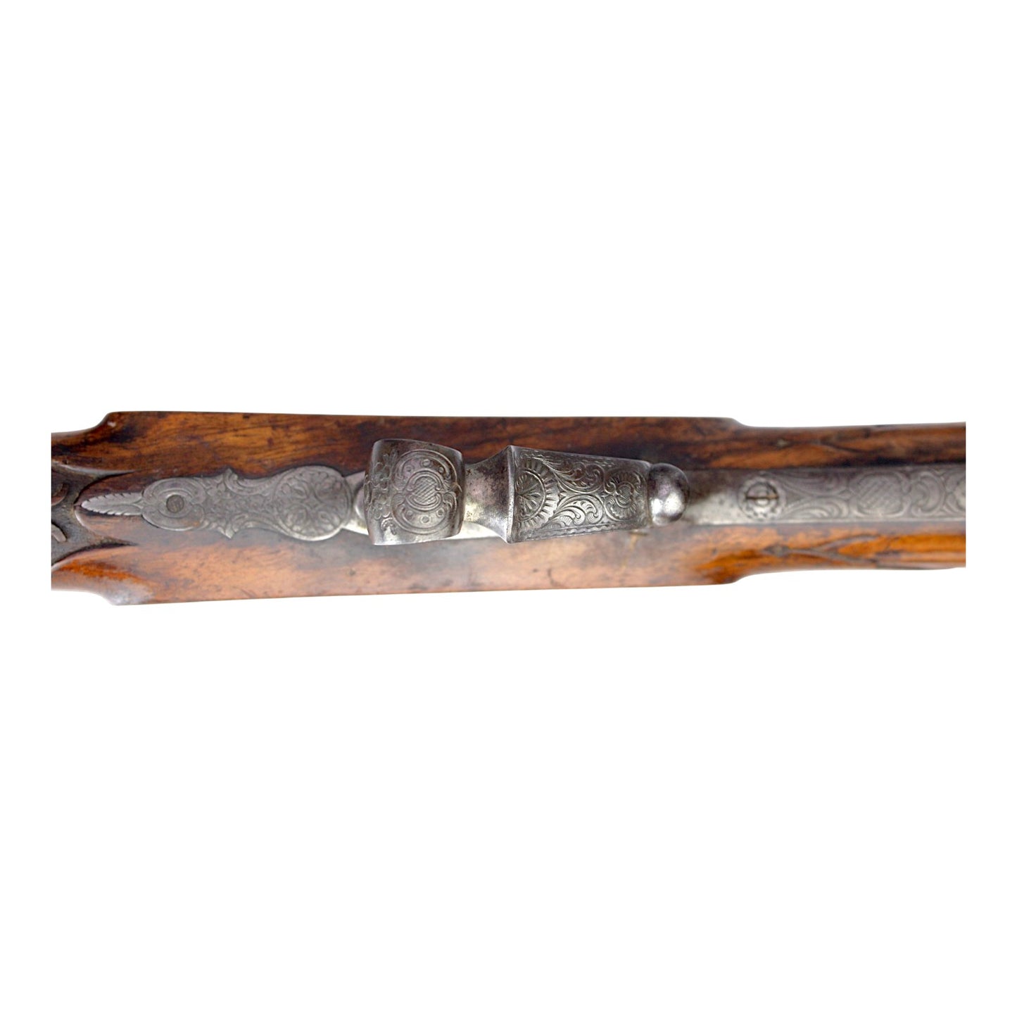 19th Century Belgian Flobert Breech-Loading Rifle with Engraved Stock