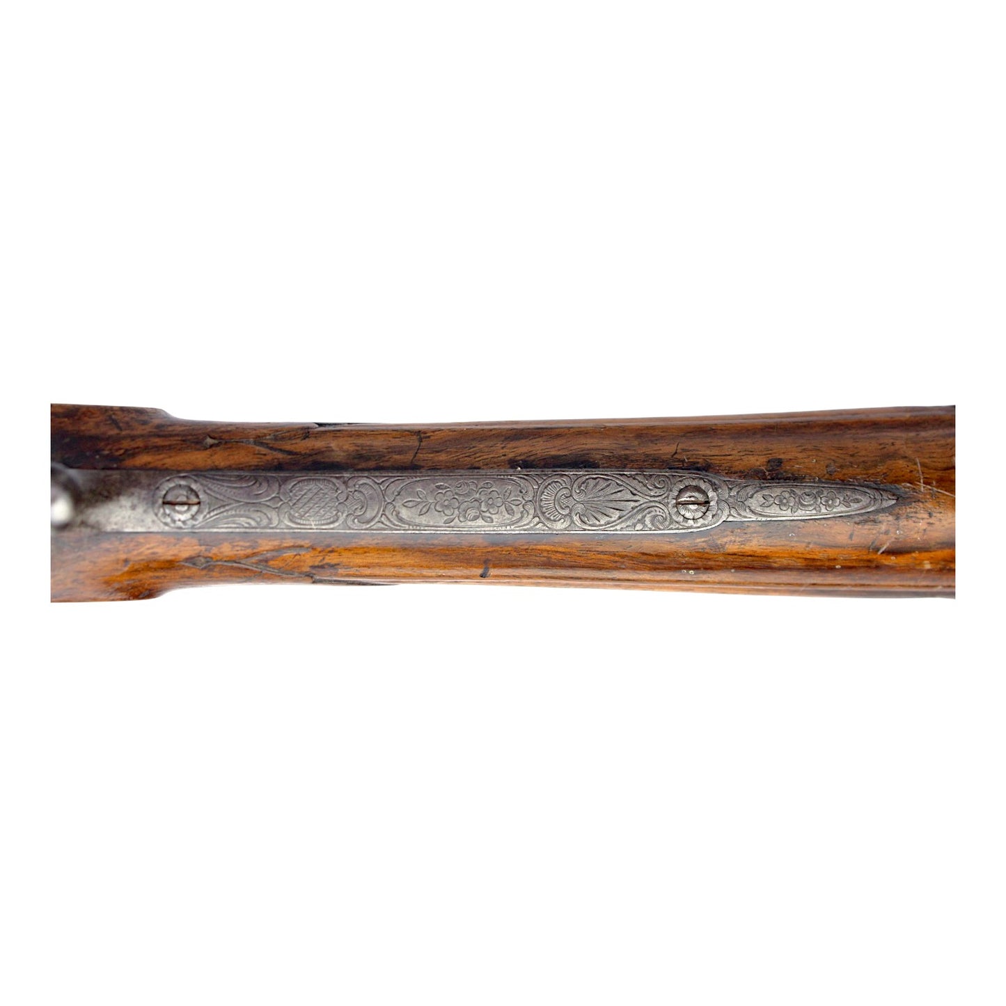 19th Century Belgian Flobert Breech-Loading Rifle with Engraved Stock