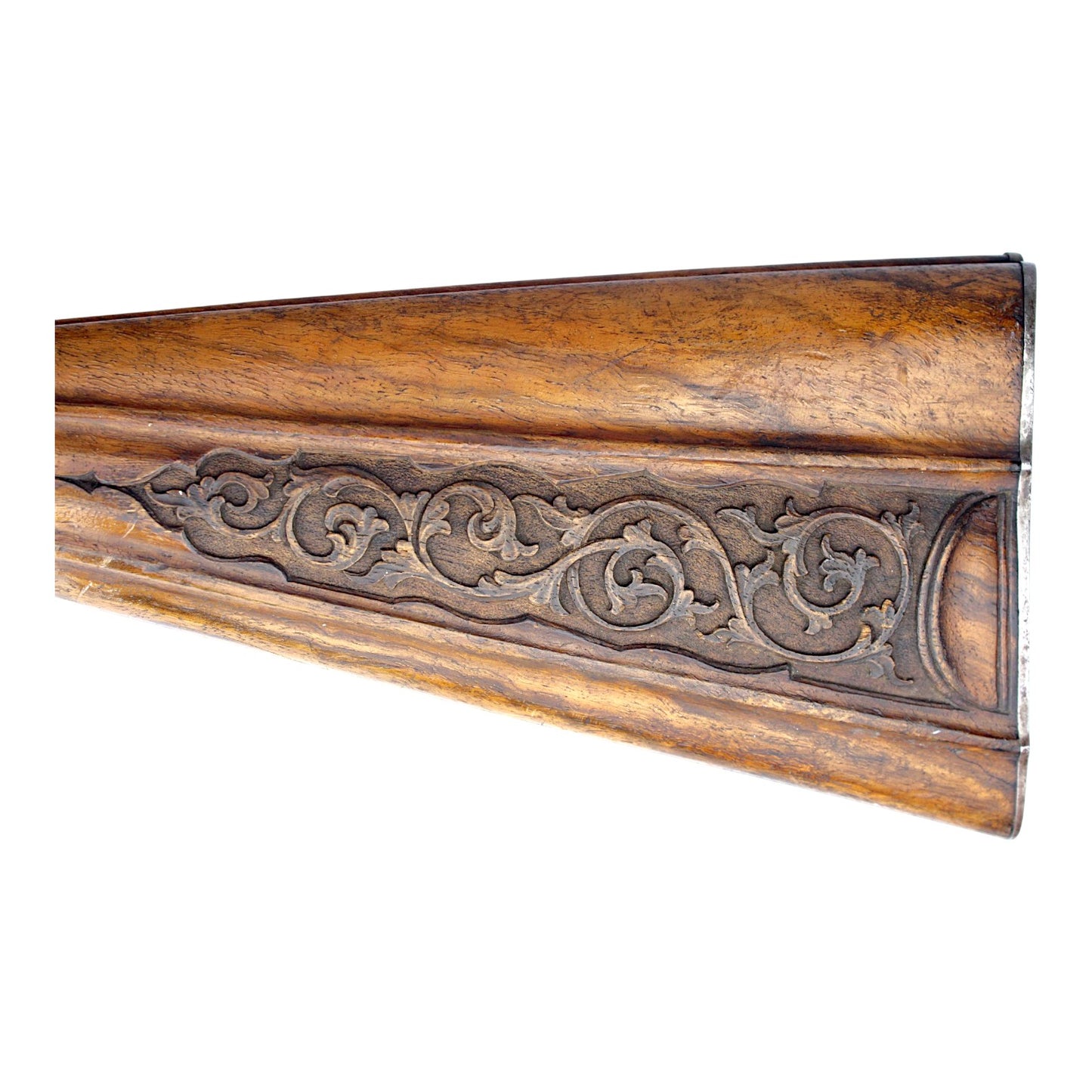 19th Century Belgian Flobert Breech-Loading Rifle with Engraved Stock