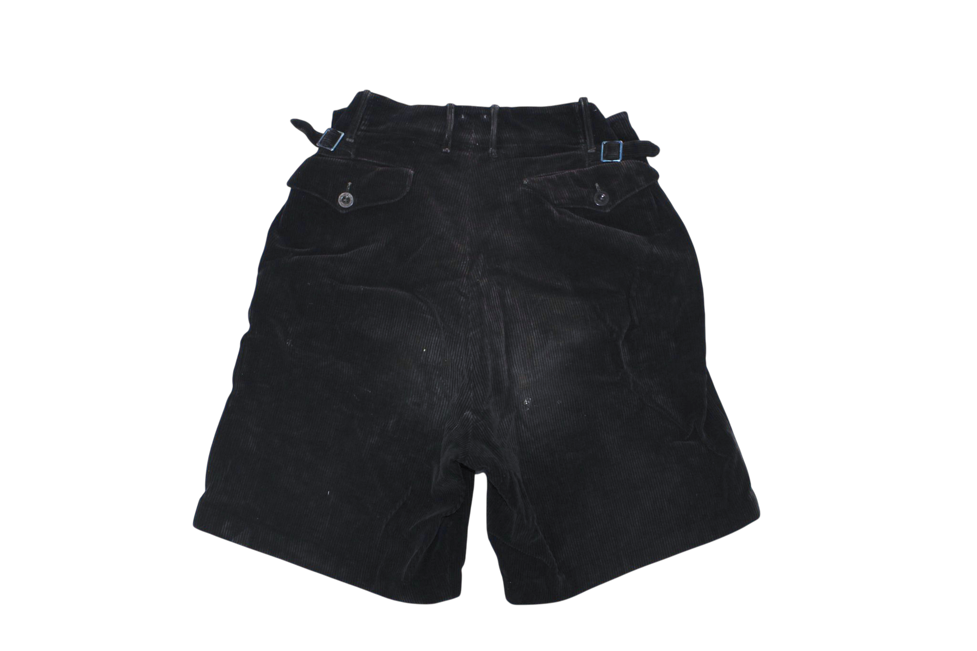 German WW2 Hitler Youth Black Corduroy Shorts - Clyde R. Davis Collection