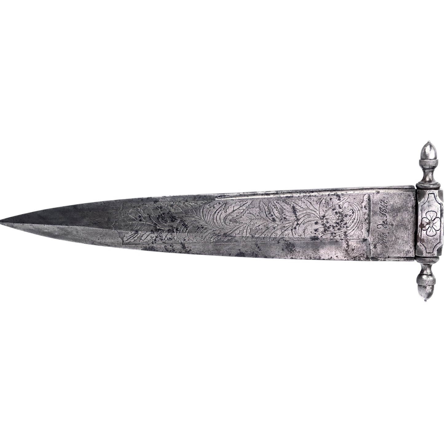 Spanish Plug Bayonet with Toledo-Stamped 1847 Blade