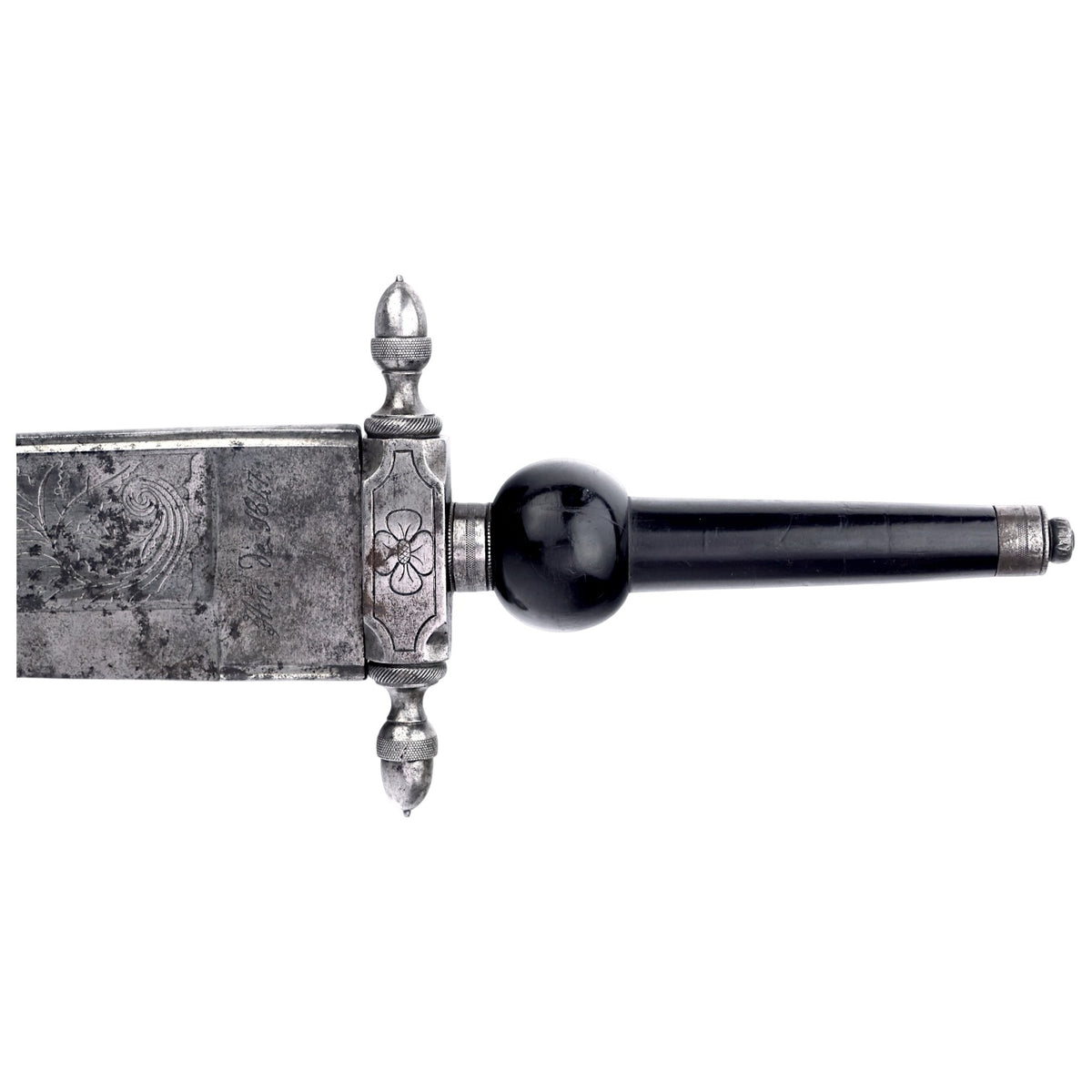 Spanish Plug Bayonet with Toledo-Stamped 1847 Blade