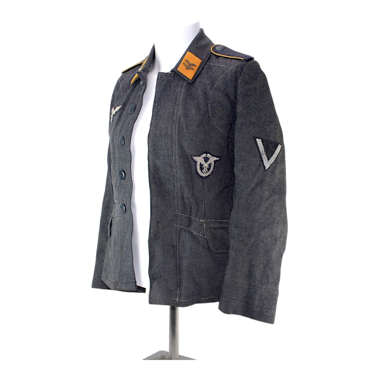 German WW2 Luftwaffe Gefreiter Fliegerbluse with Pilot Observer Badge & Droop-Tail Eagle