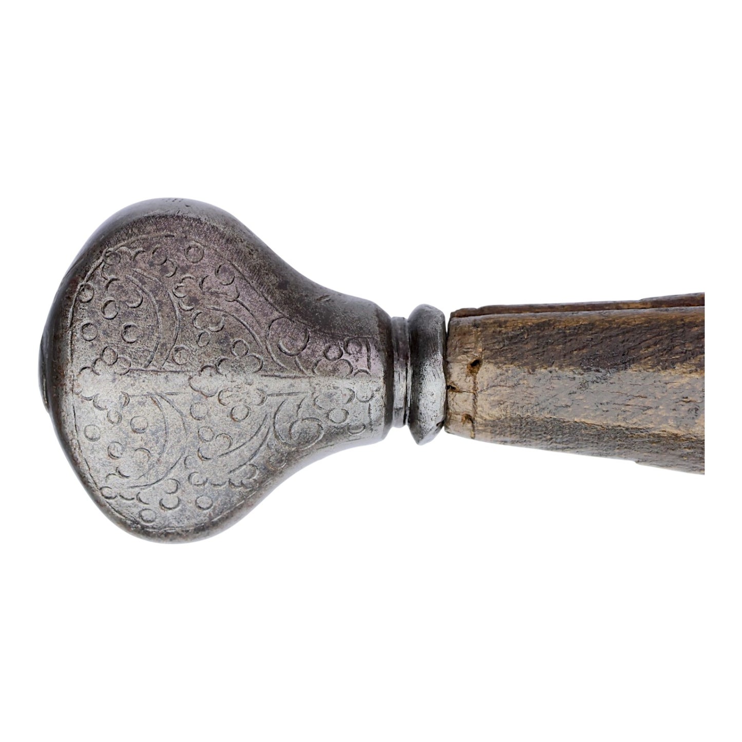 German or North European Decorated Double-Edged Sword c.1620 with Solingen Mark & Museum Number
