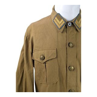 German WW2 NSDAP Ortsgruppe Blockleiter Brown Shirt Tunic, RZM Labeled