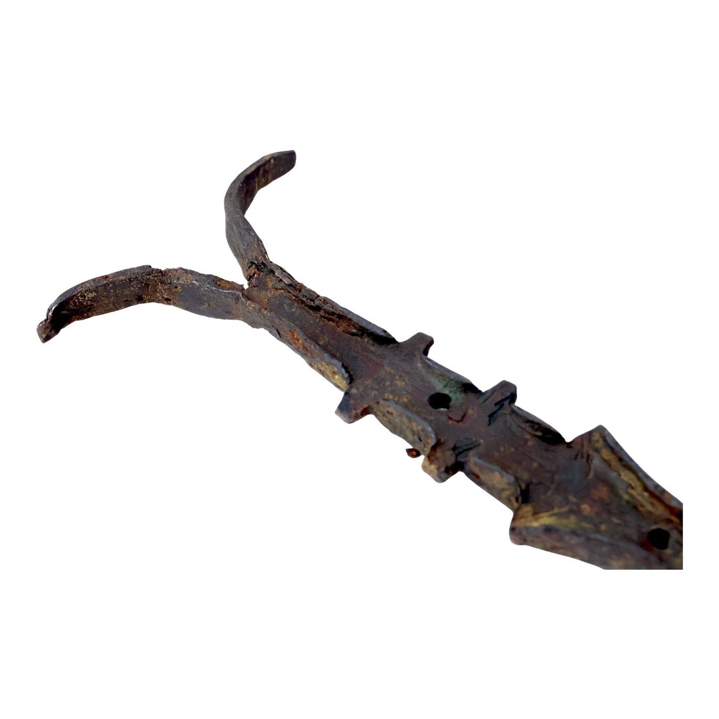 Excavated Ancient Scythian Iron Alloy Akinakes Short Sword Dagger, 5th Century B.C.