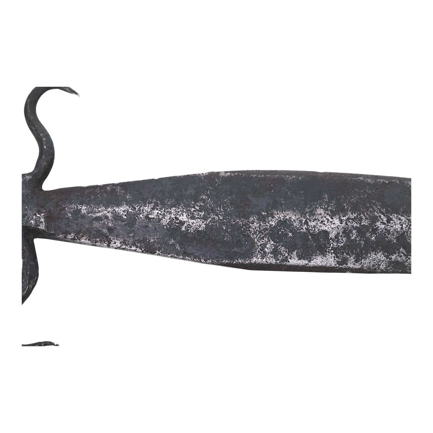 Ancient Scythian Iron Alloy Akinakes Dagger, Rare Form, One-Piece Construct, 5th Century B.C.