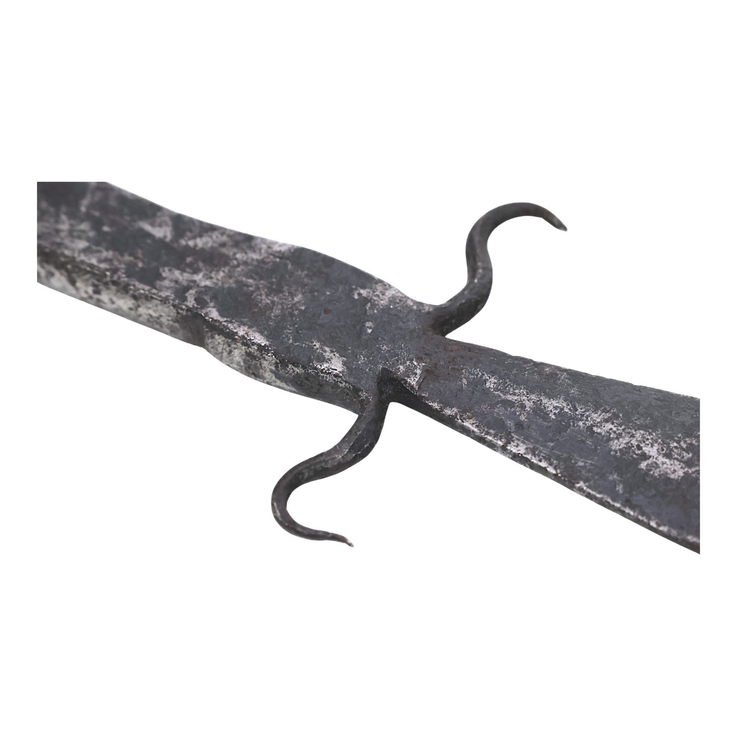 Ancient Scythian Iron Alloy Akinakes Dagger, Rare Form, One-Piece Construct, 5th Century B.C.