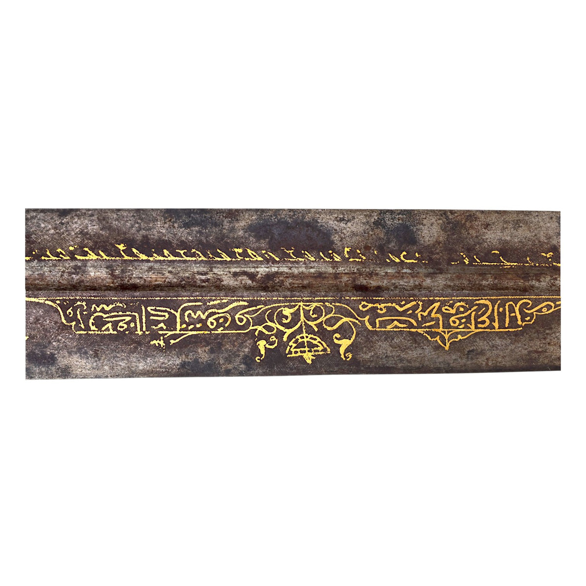 Turkish Kama Dagger beautiful Niello Silver Blade Inlays Bone Hilt est. 18th Century