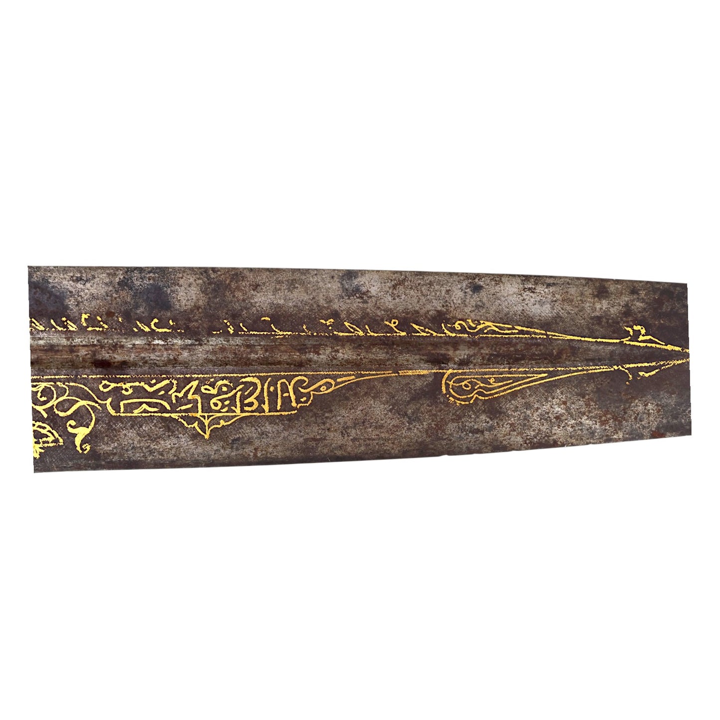 Turkish Kama Dagger beautiful Niello Silver Blade Inlays Bone Hilt est. 18th Century