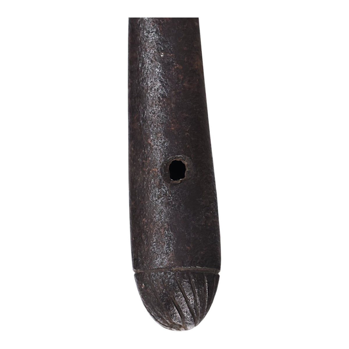 Medieval Iron Meat Fork with Struck Maker’s Mark, Twisted & Chiseled Work (English, French, or German Origin)