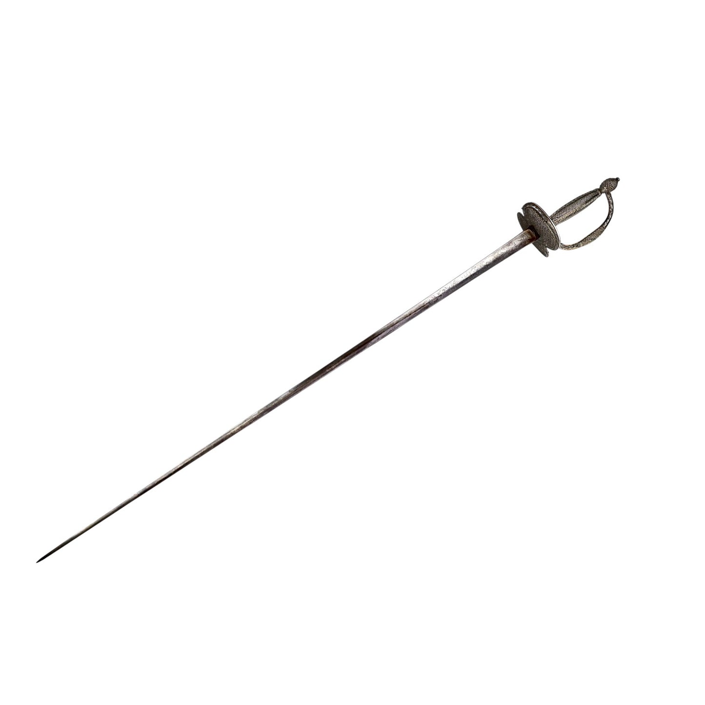 American Revolution Silver-Hilted French Officer’s Small Sword Dress Rapier C1750-1760