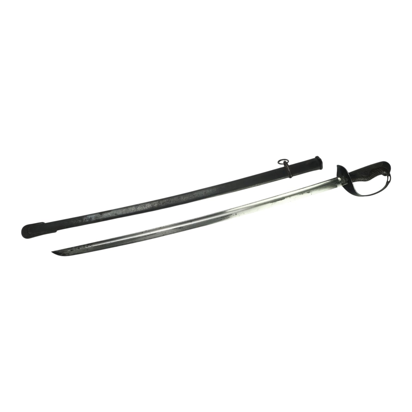 Japanese WWI Type 32 Cavalry Sword with Scabbard, Blade SN 128245