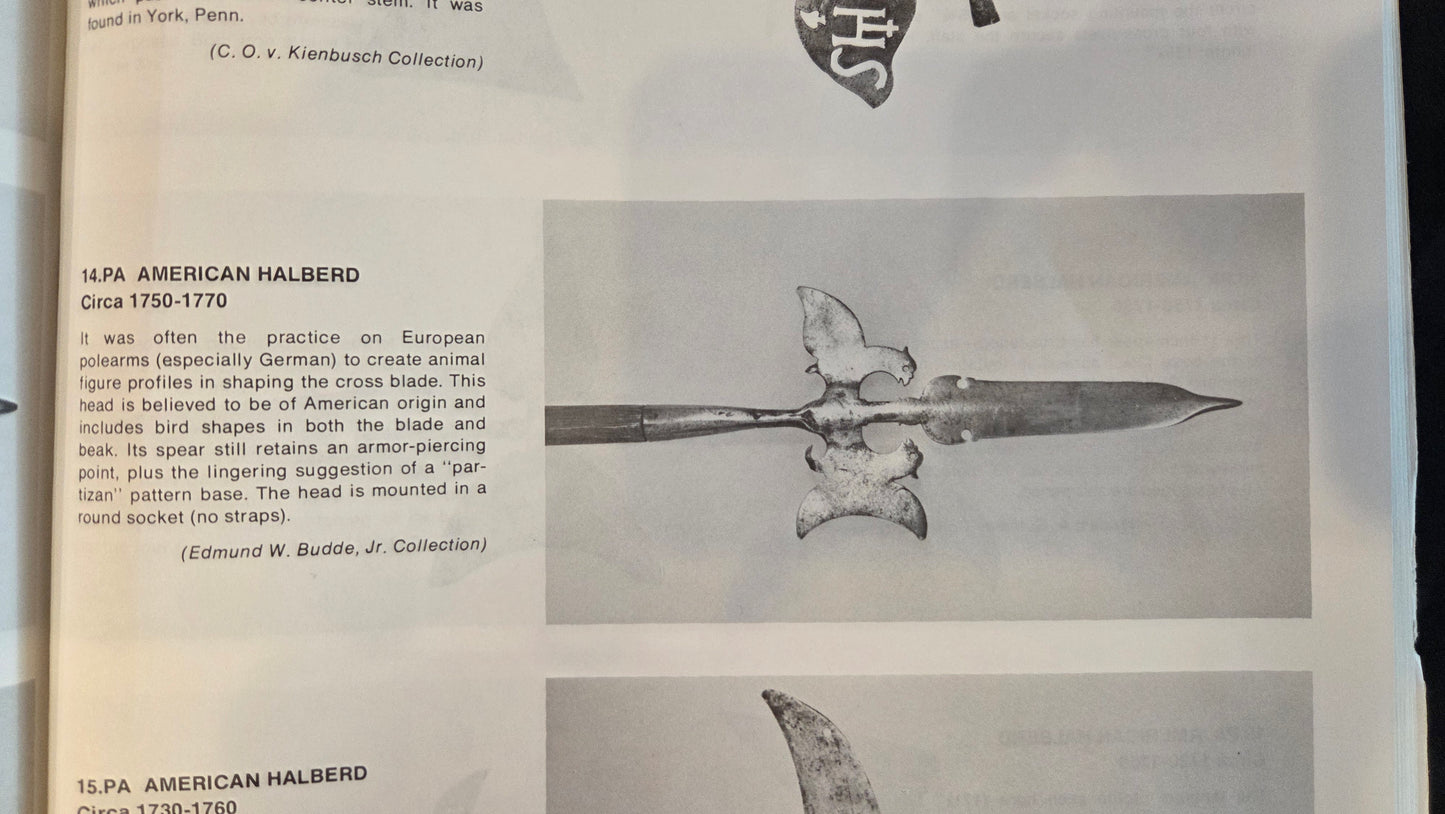American Revolutionary War Fighting Halberd w/ Bird-Decorated Blade & Original Haft c1750 - 1770