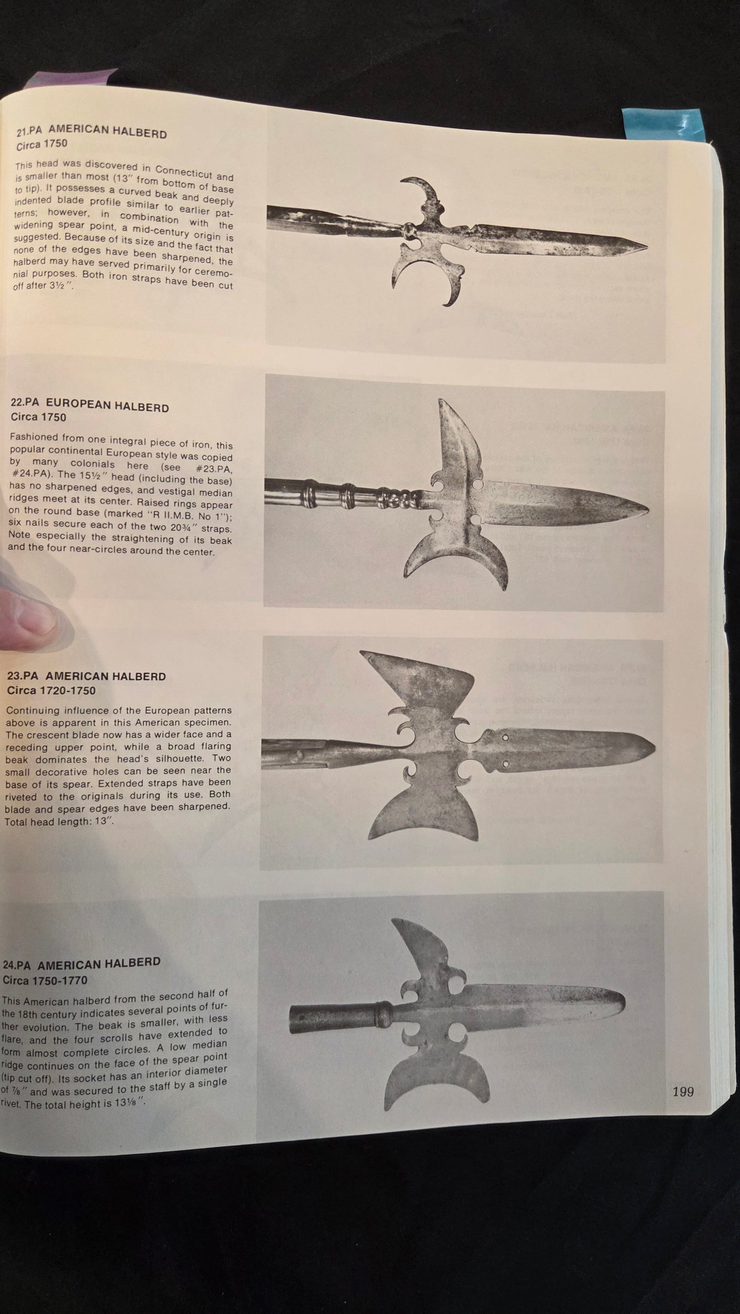 Fighting Halberd with Original Haft & 9-Inch Butt Spike | 18th C or Earlier | American Rev War Era!
